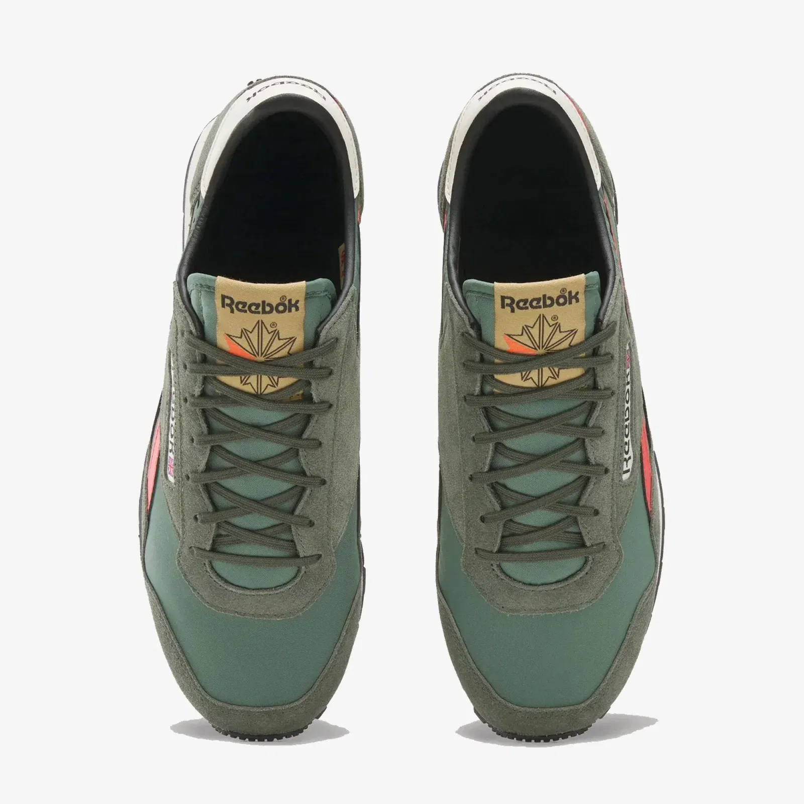 Reebok AZTEC II { GREEN/ORANGE