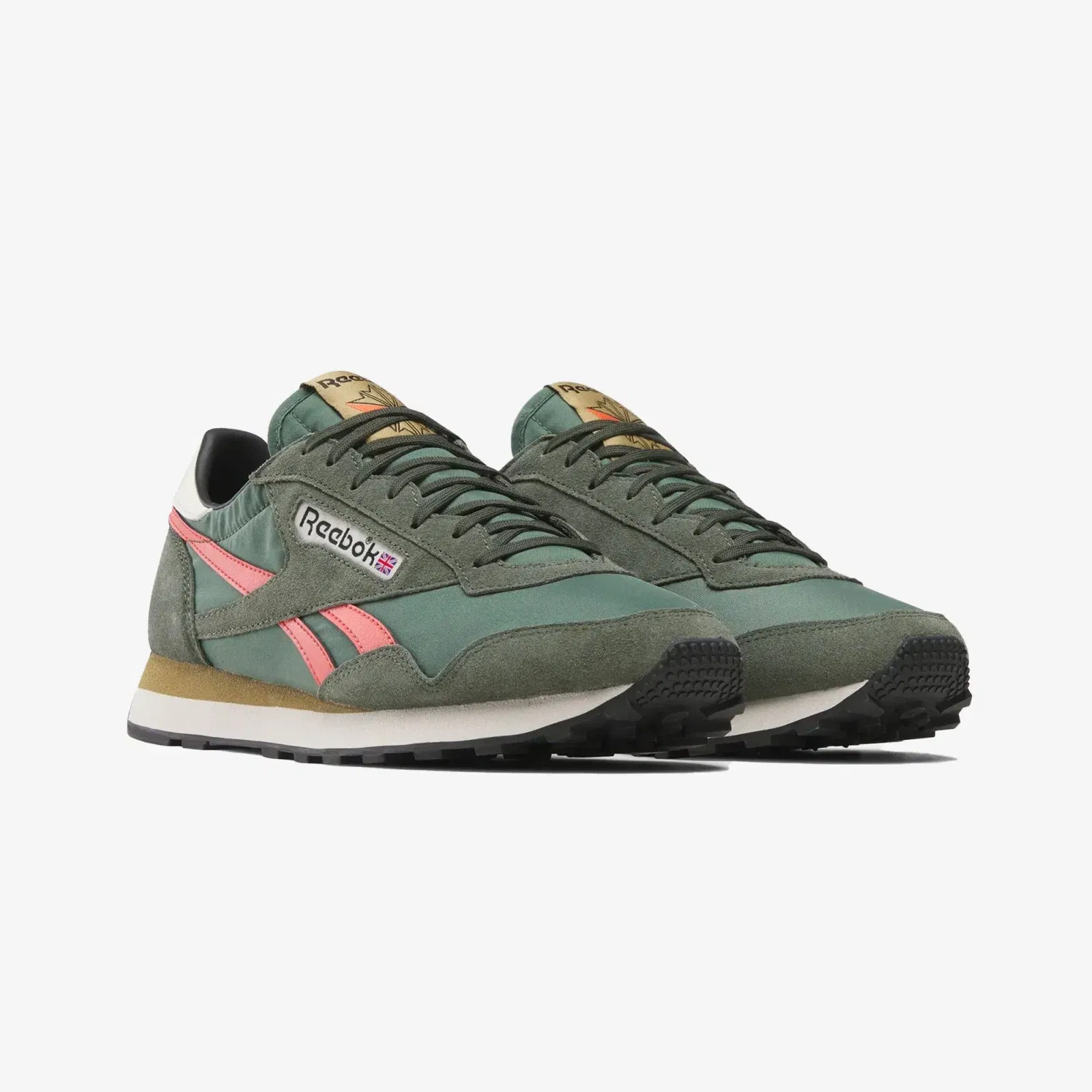Reebok AZTEC II { GREEN/ORANGE