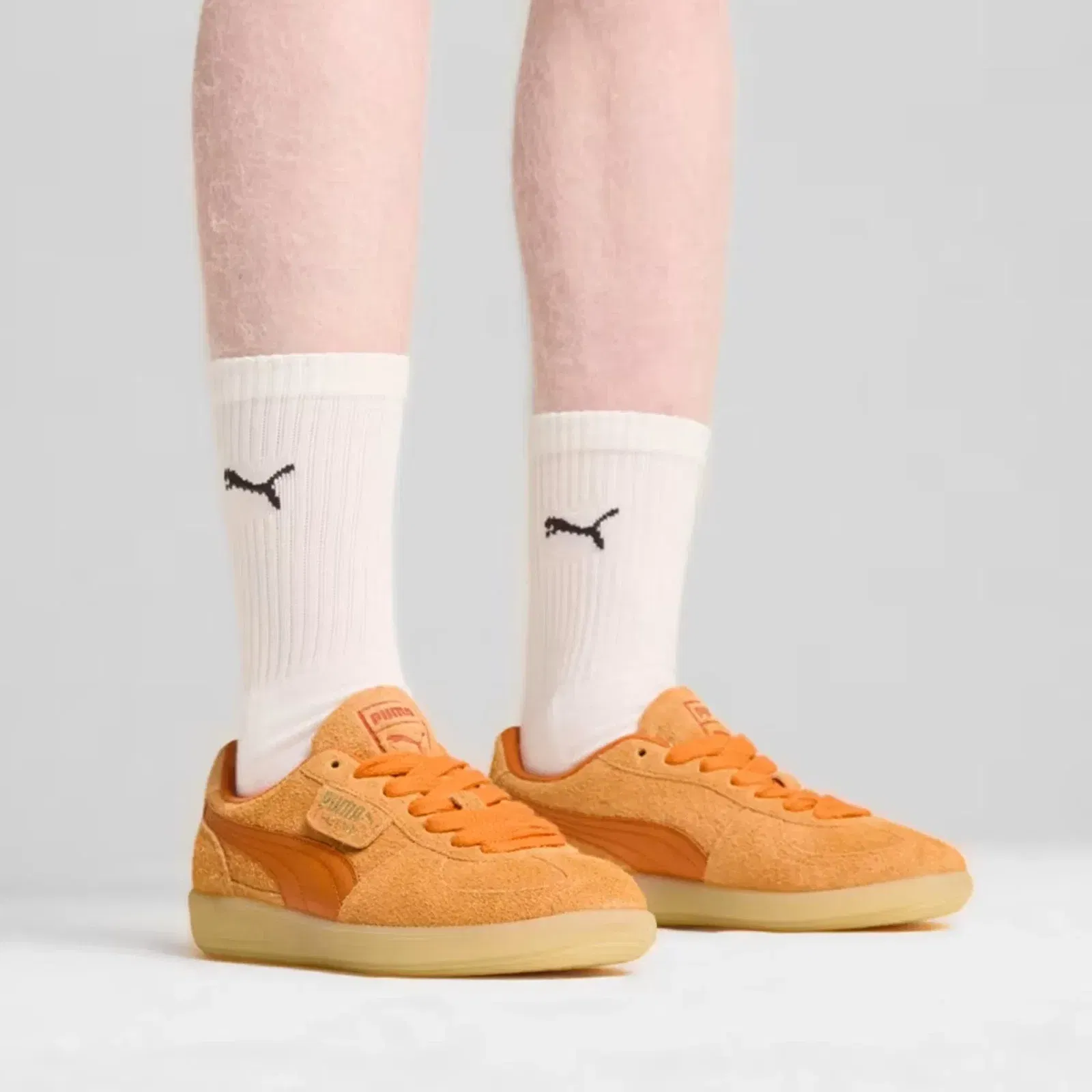 PUMA PALERMO HAIRY { BRIGHT MELON/MAPLE SYRUP