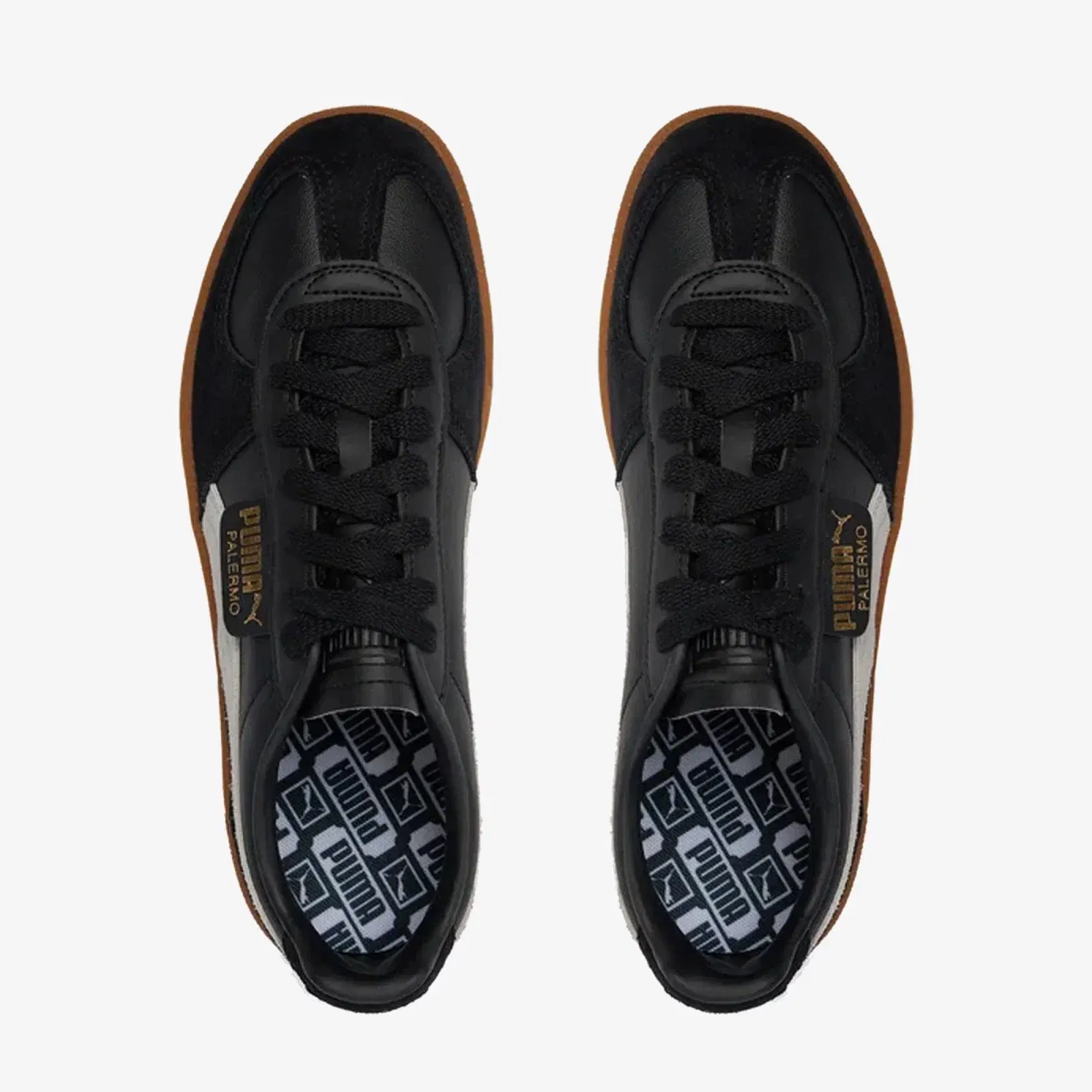 PUMA PALERMO LEATHER { BLACK/GRAY