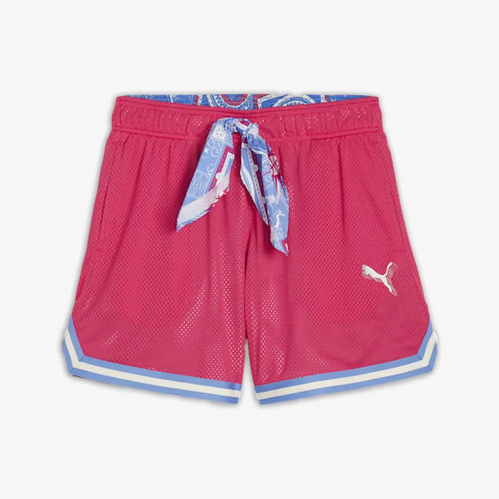 Puma SUPERSTITION MESH BASKETBALL SHORTS { ROSE-AOP