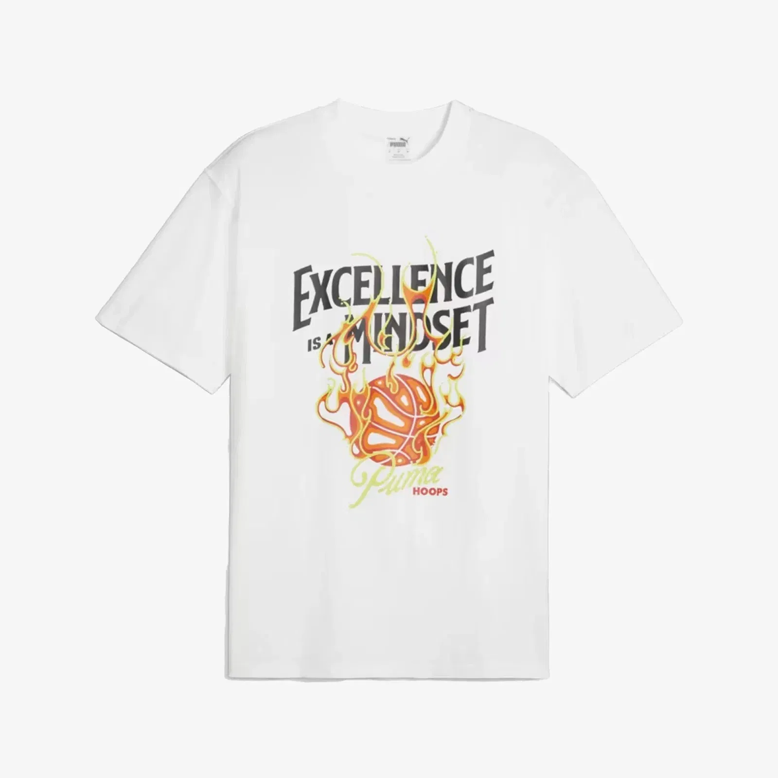 Puma HOOPS EXCELLENCE BASKETBALL T-Shirt { WHITE