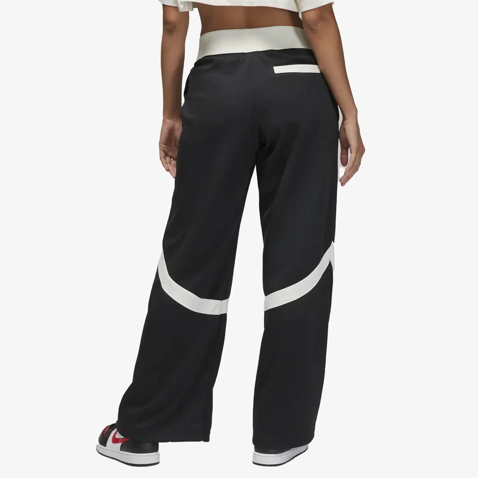 Jordan (HER)ITAGE SUIT PANTS { WHITE/BLACK