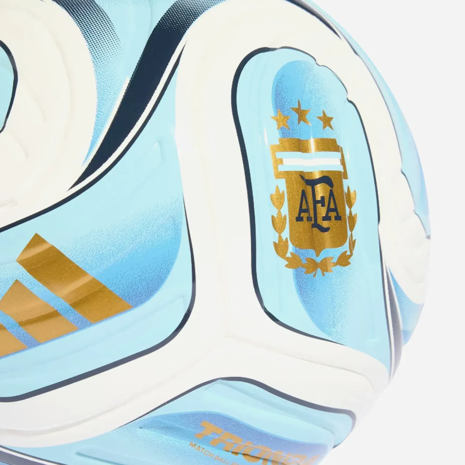 Adidas Trionda Argentina Home Mini Ball White / Icey Blue / Light Blue