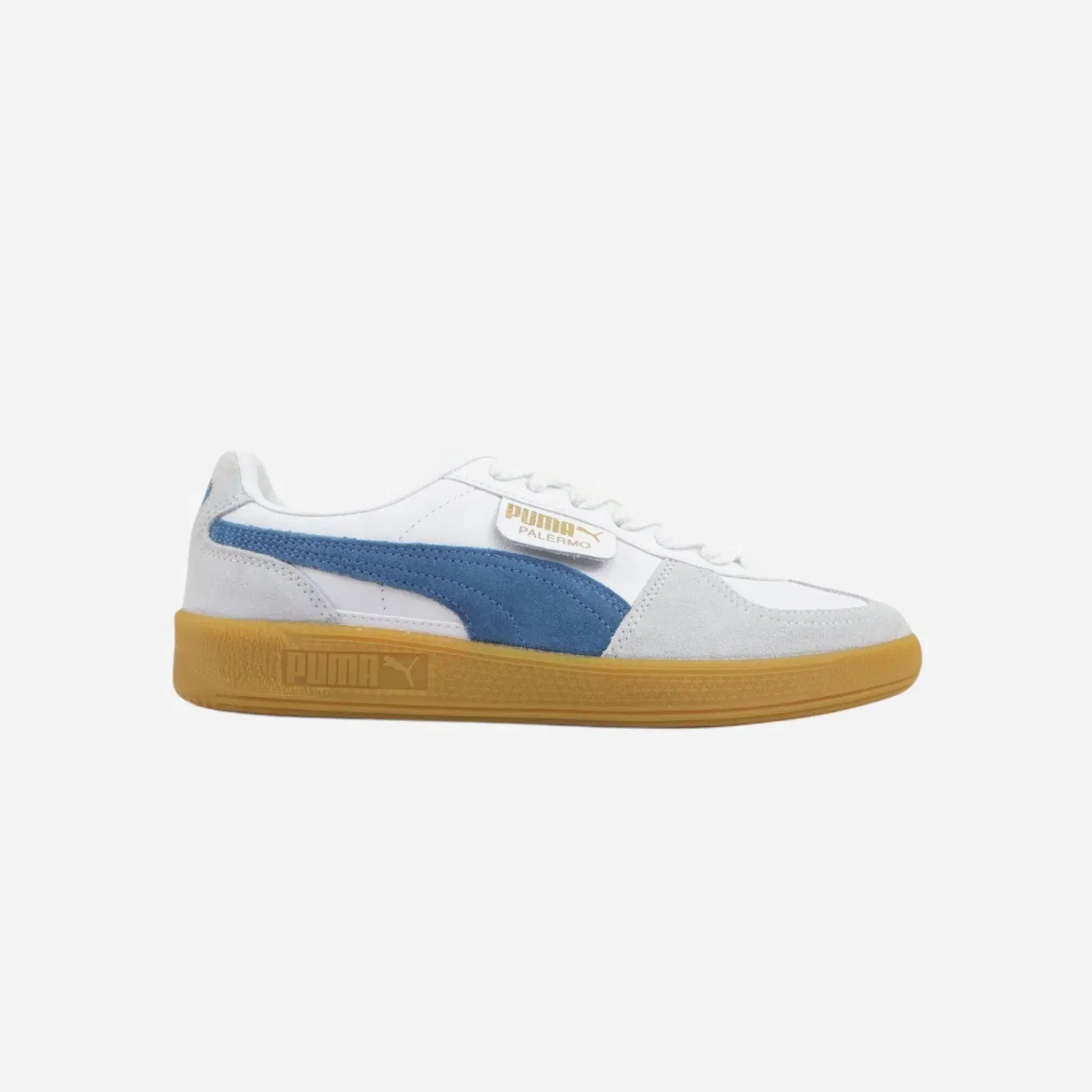 Puma Palermo Leather White-Blue Horizon-Gum