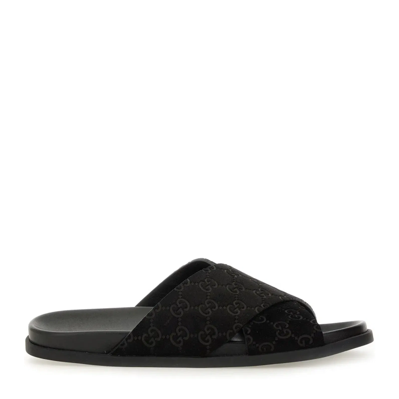 Sandal Slider with GG Pattern