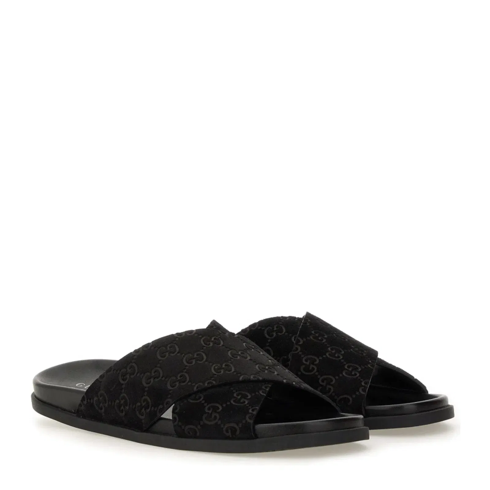 Sandal Slider with GG Pattern