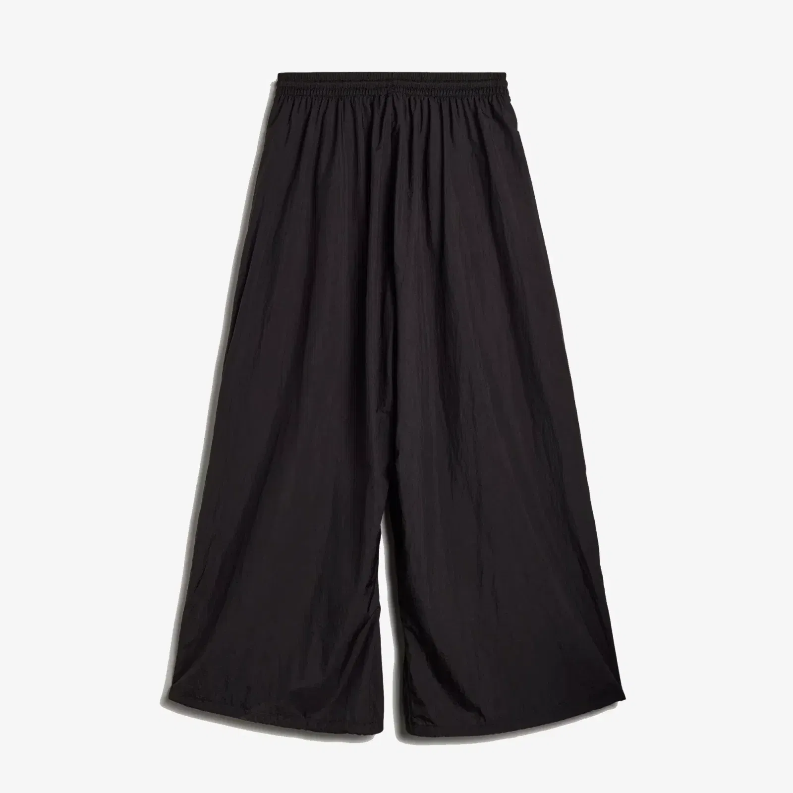 Y-3 RAW EDGE 3 STRIPES WIDE PANTS { BLACK