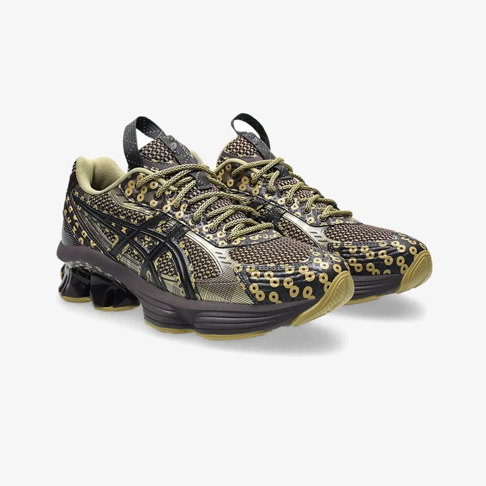 ASICS US7-S GEL-KINETIC FLUENT { BENIIMO PURPLE/LEMONGRASS