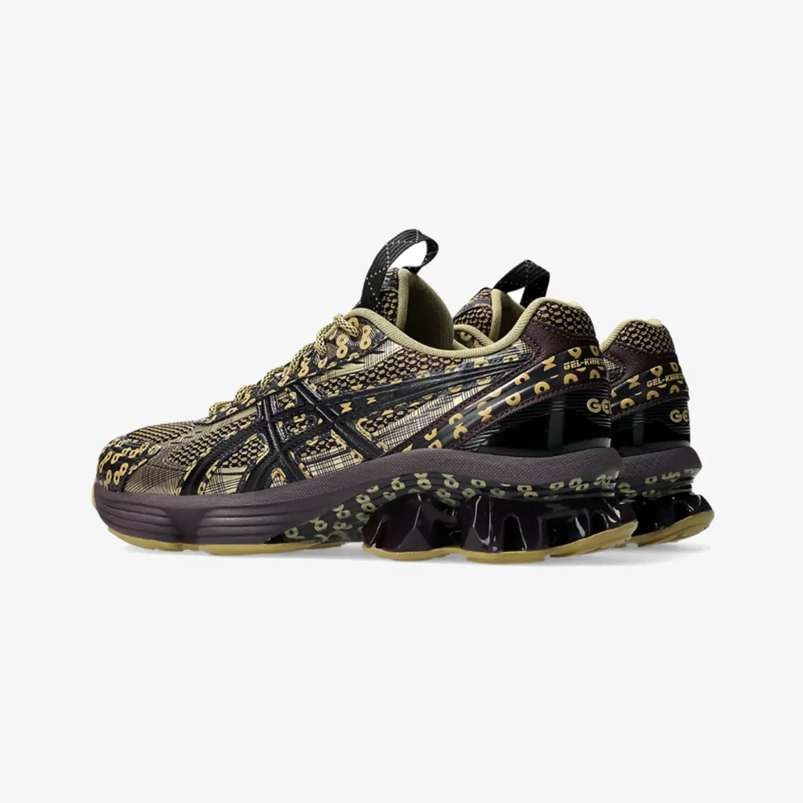 ASICS US7-S GEL-KINETIC FLUENT { BENIIMO PURPLE/LEMONGRASS