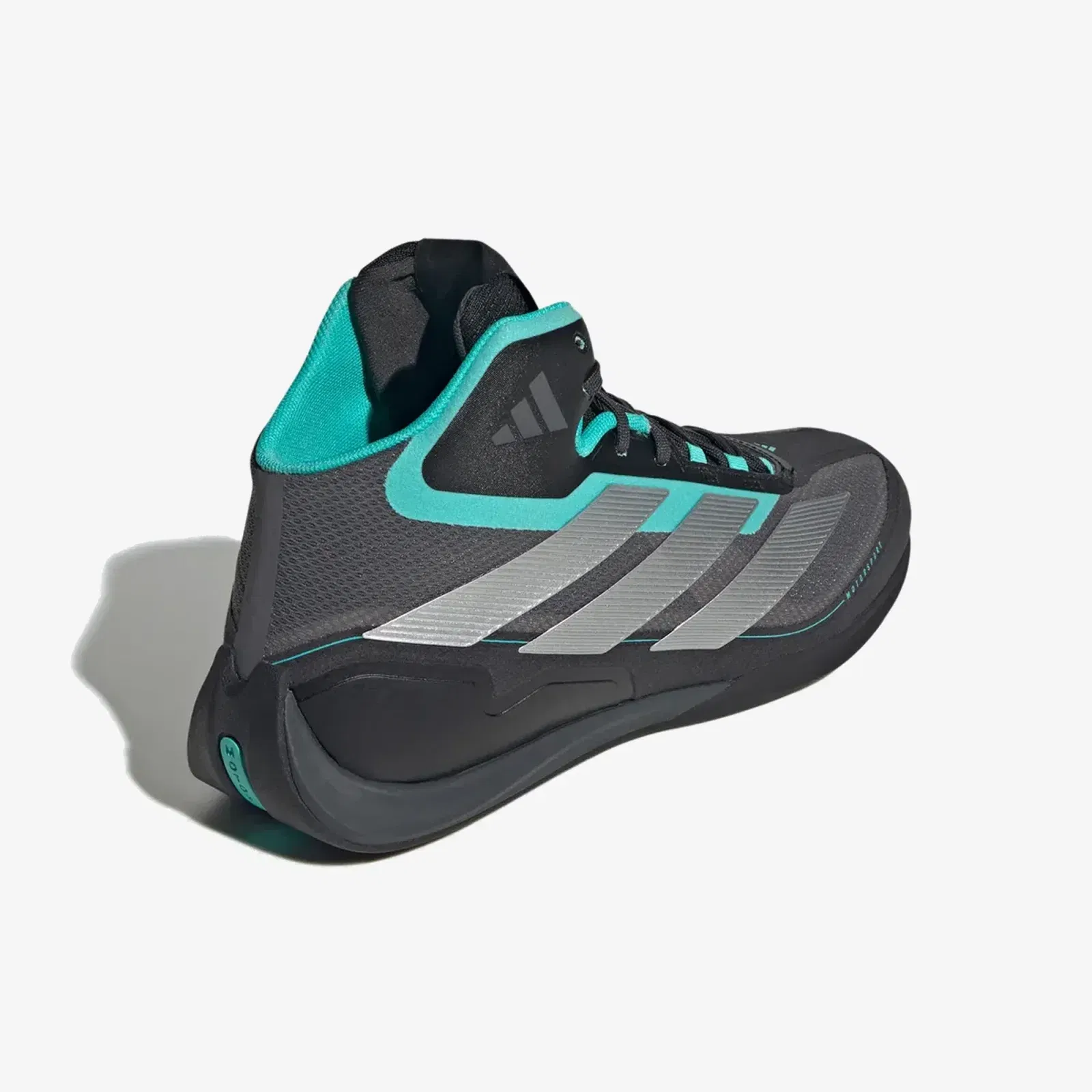 ADIDAS FEROZA MID MER TENNIS { CORE BLACK / SILVER METALLIC / SEMI MINT RUSH