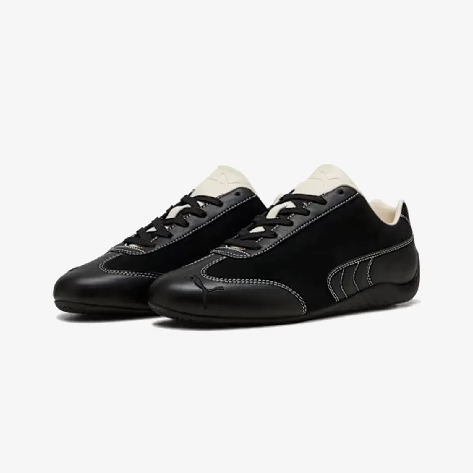 PUMA SPEEDCAT ICON { PUMA BLACK-FROSTED IVORY