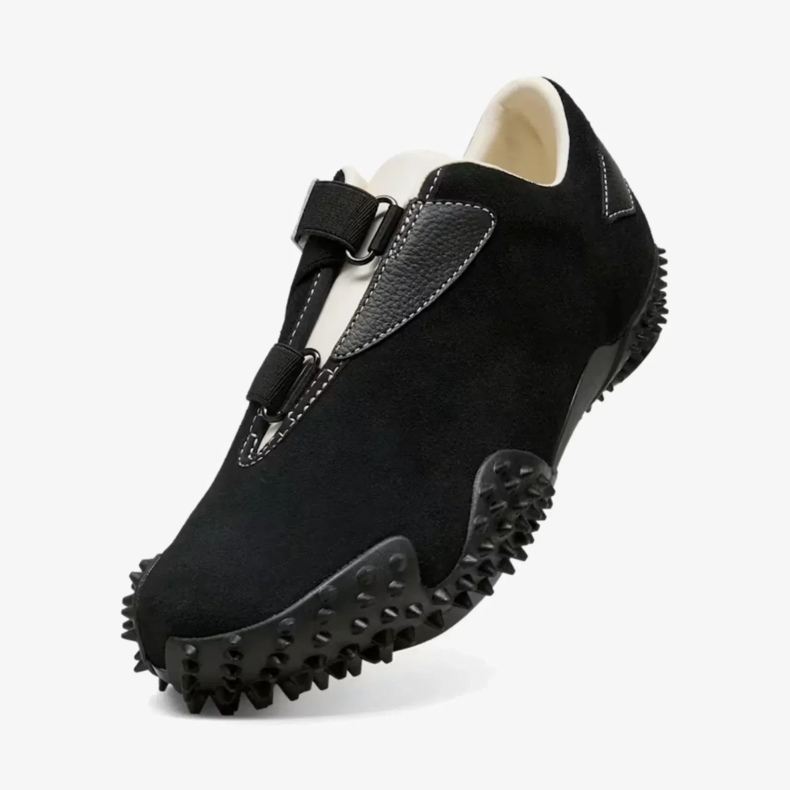 PUMA MOSTRO ICONS SUEDE { BLACK-FROSTED IVORY