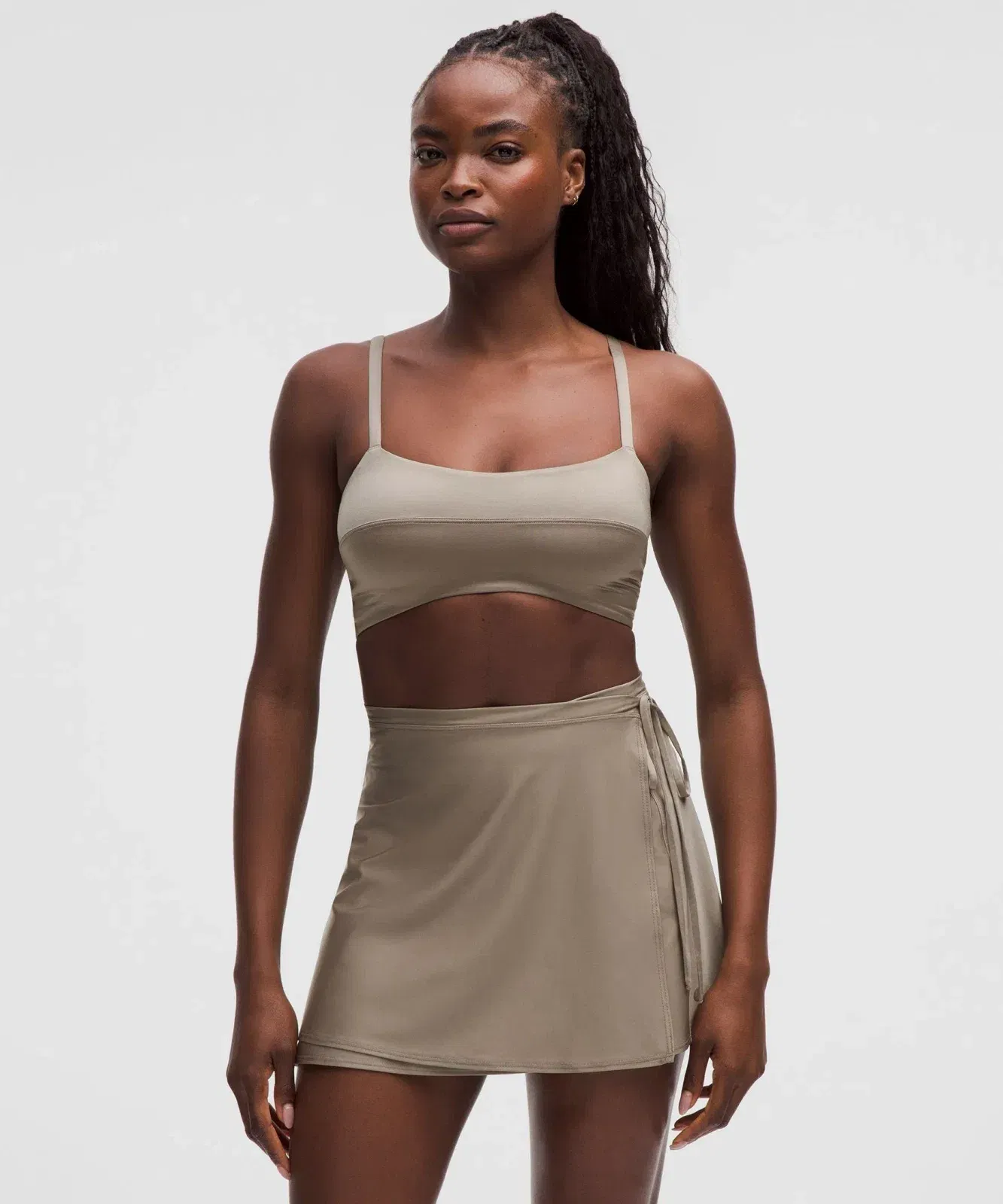 Lululemon Satin Spaghetti-Strap Yoga Bra *Light Support, C/D Cup