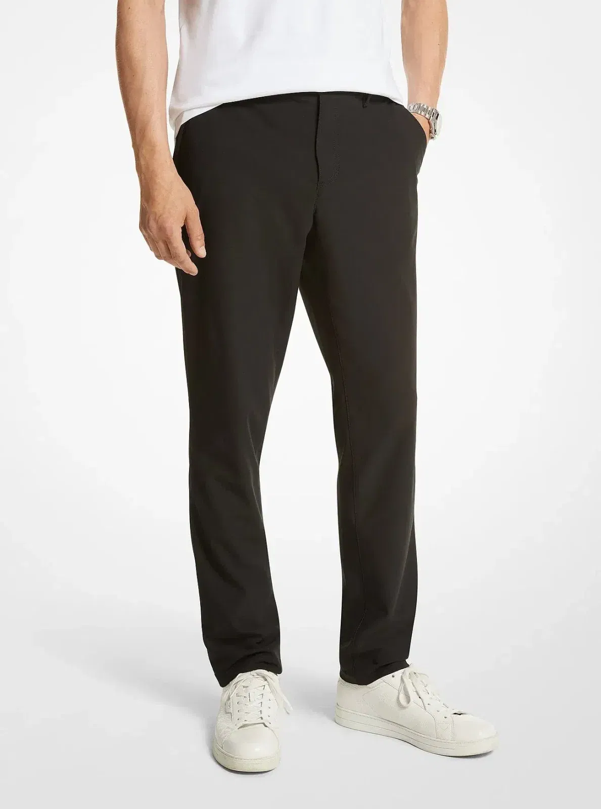 Michael Kors Slim-Fit Chino Pants BLACK