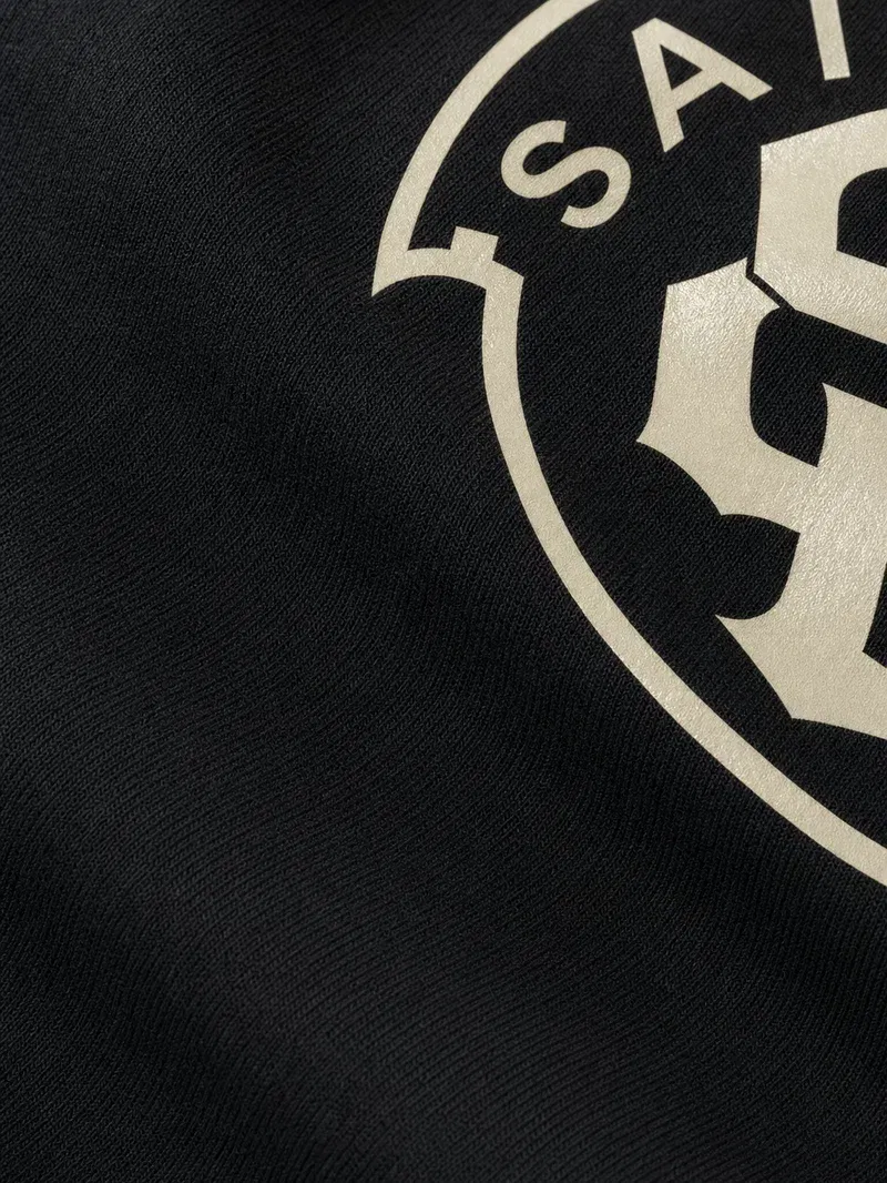 Saints Be Autyst Quarter Zip Black T-Shirt