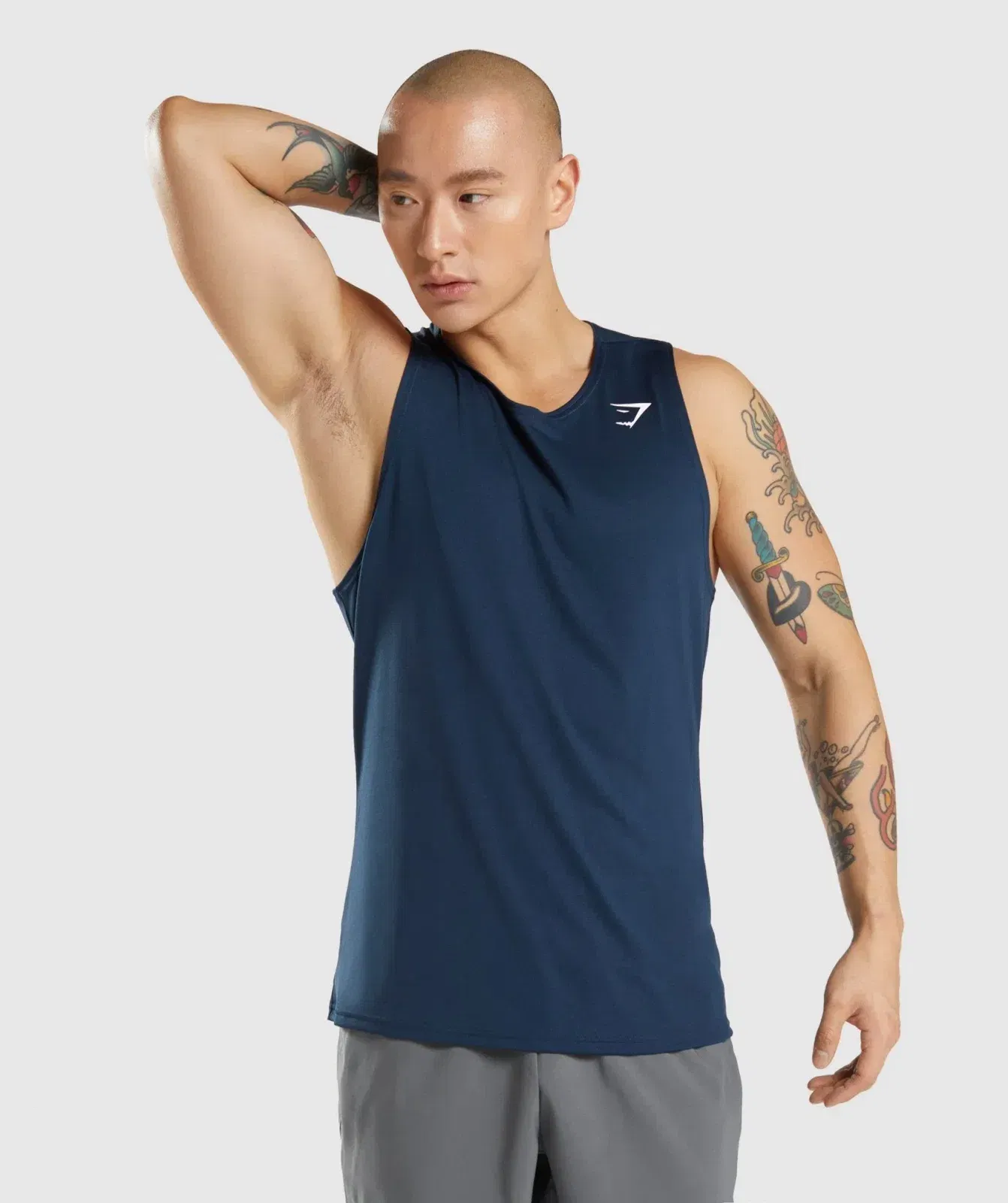 Gymshark Arrival Tank Navy