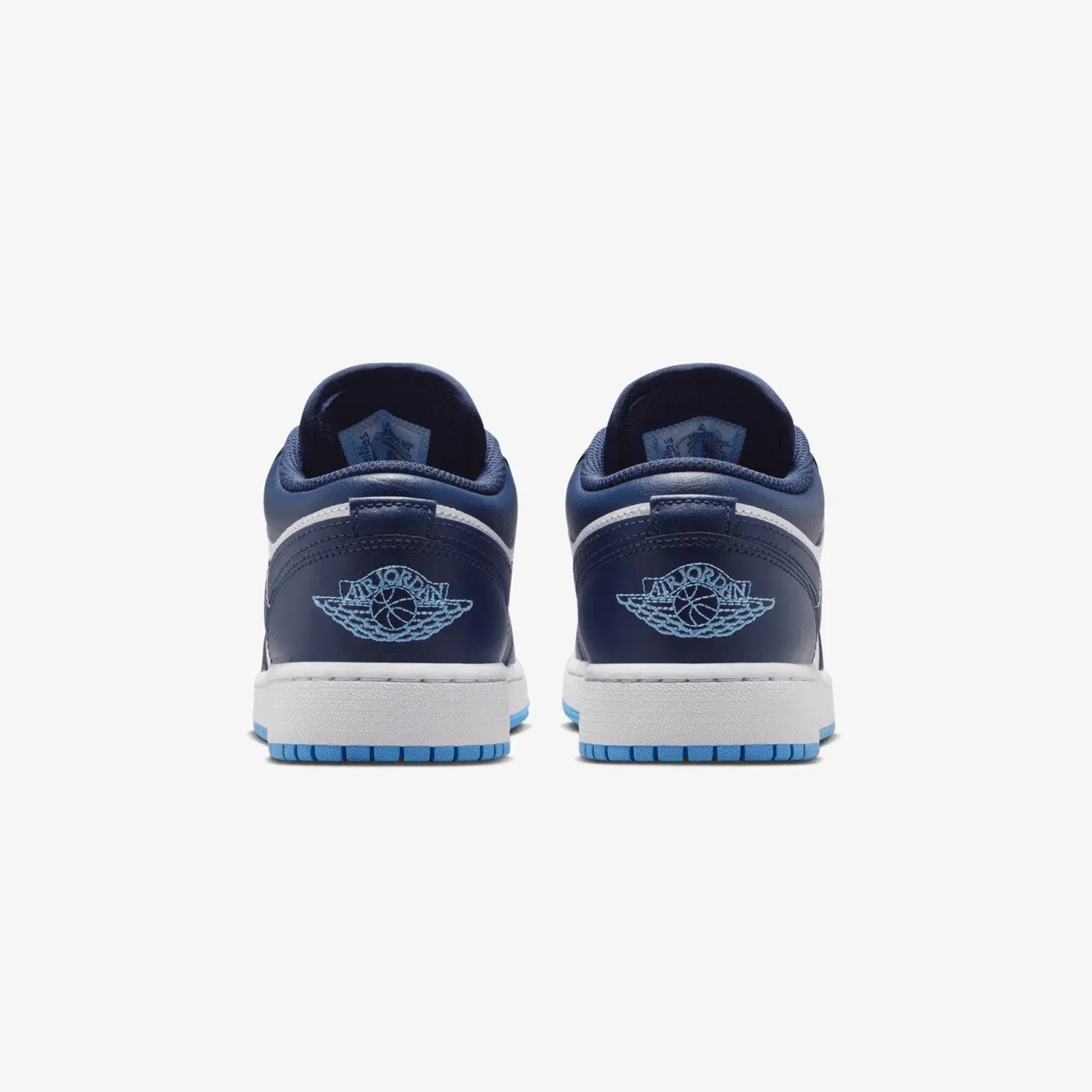 JORDAN | AIR JORDAN 1 LOW (GS) { MIDNIGHT NAVY/UNIVERSITY BLUE-WHITE