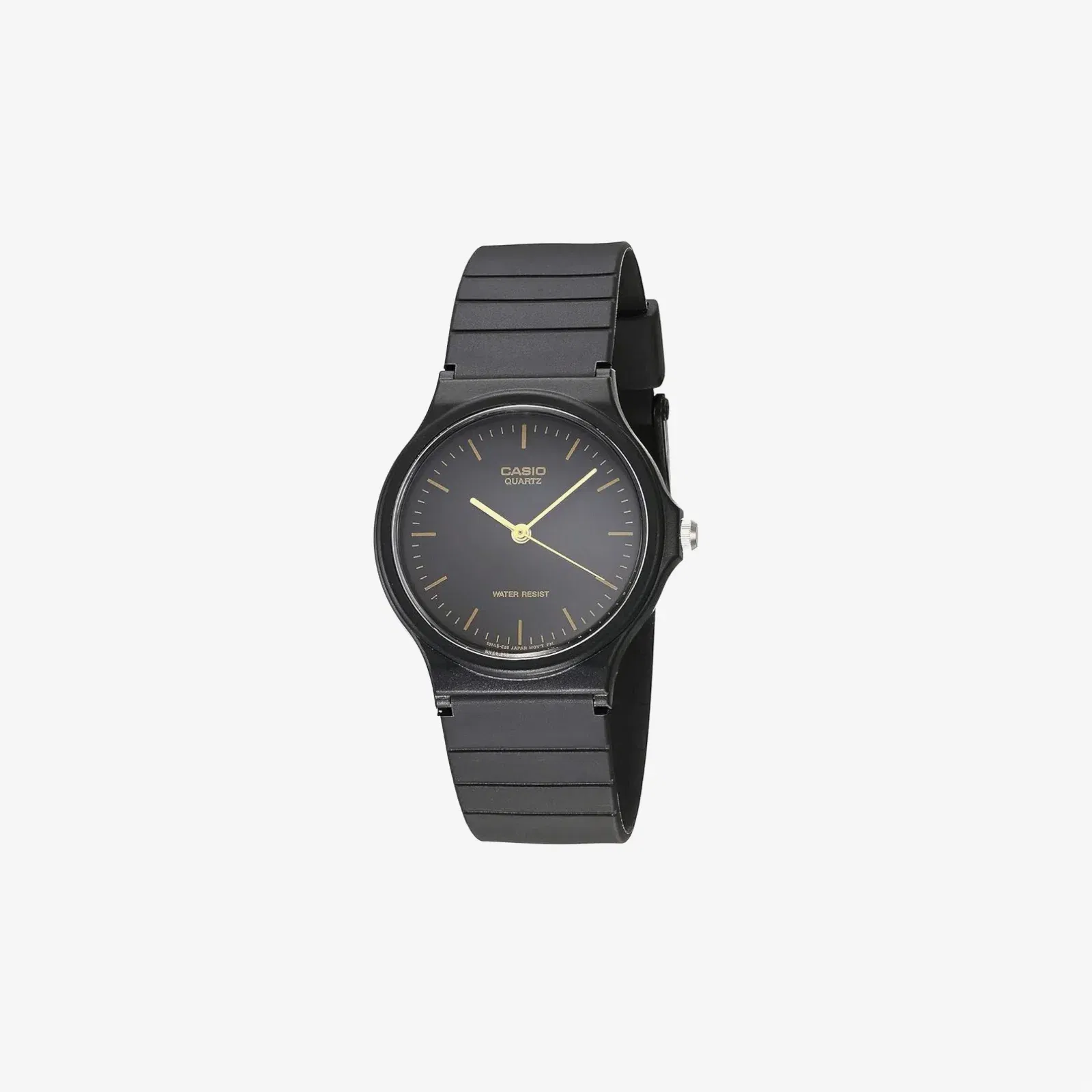 Casio MQ24 Series Quartz Analog Water Resistant Resin Case Resin Band Resin Glass Watch
