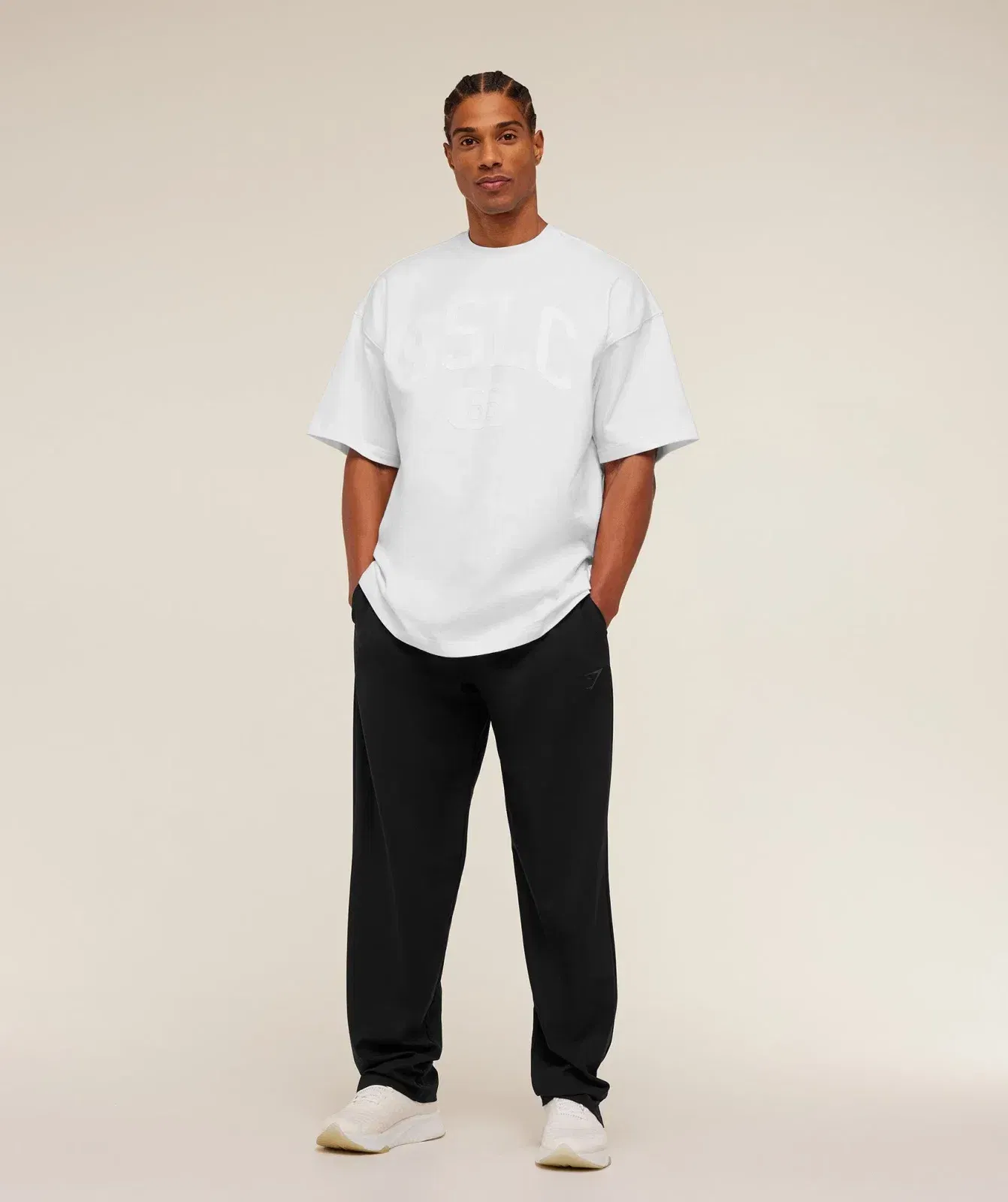 Gymshark Arrival Contrast Pants - Black/Onyx Grey