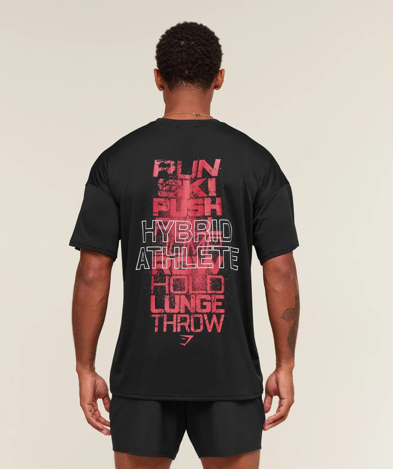 Gymshark Hybrid Athlete T-Shirt - GS Black