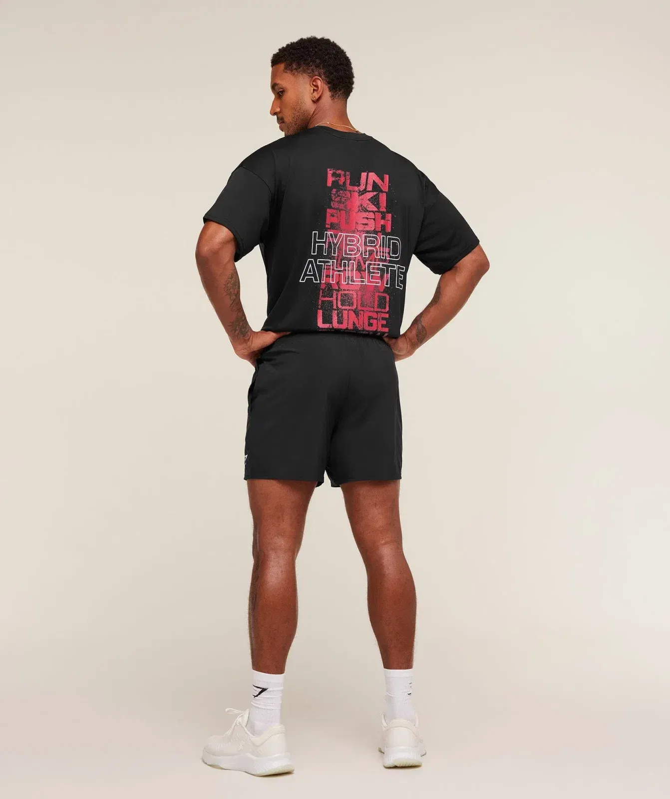 Gymshark Hybrid Athlete T-Shirt - GS Black