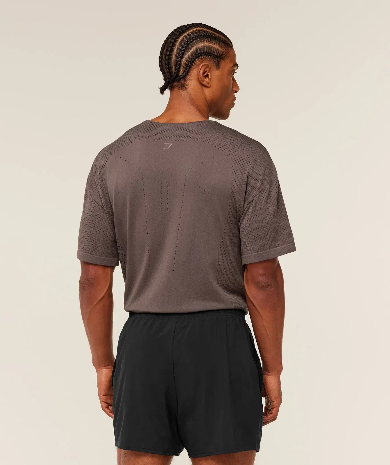 Gymshark Distance Seamless T-Shirt - Cool Brown / Cool Brown