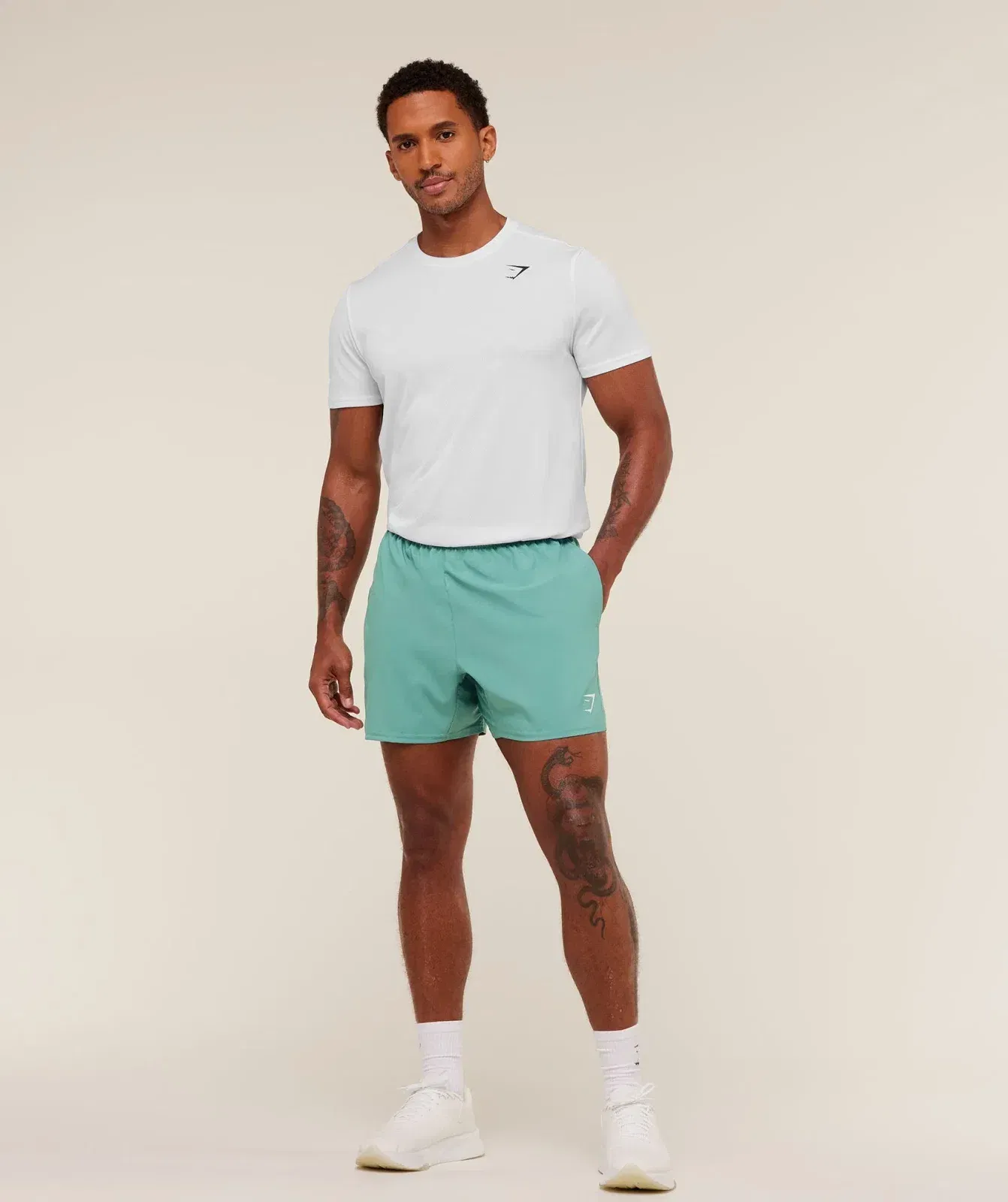 Gymshark Arrival 5" Shorts - Muted Teal