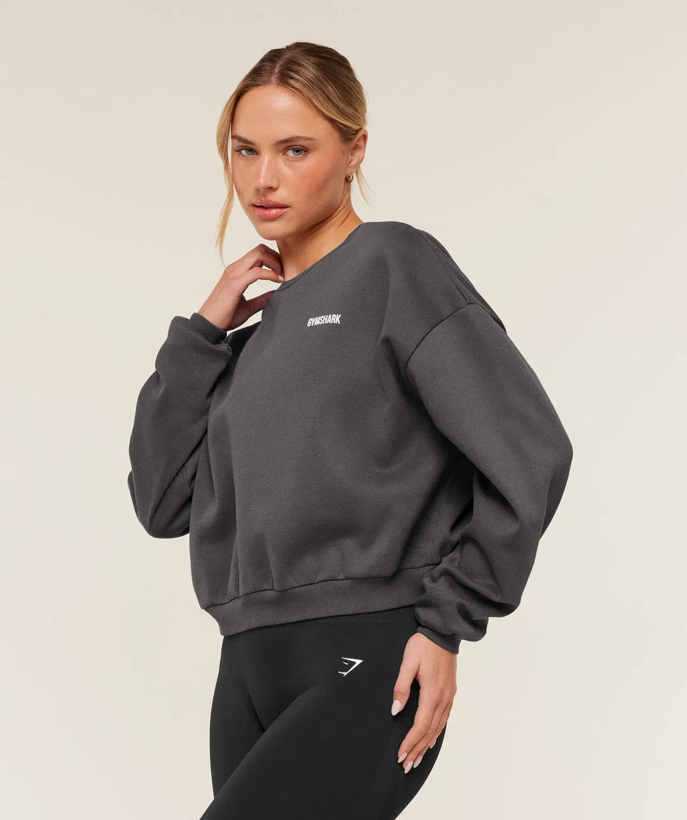 Gymshark Cosy Luxe Sweatshirt - Onyx Grey