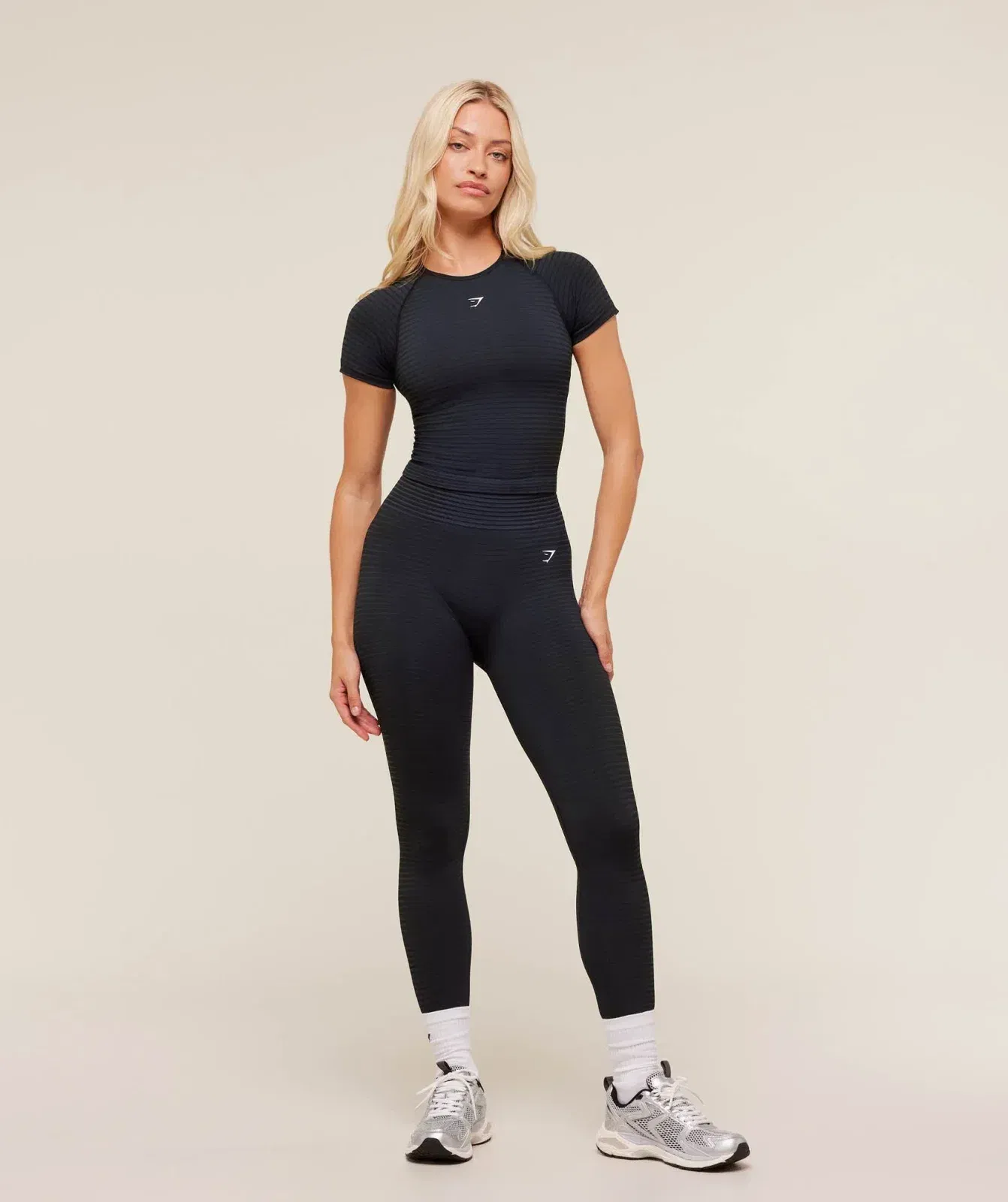 Gymshark Sport Seamless Leggings - Heavy Blue/Black
