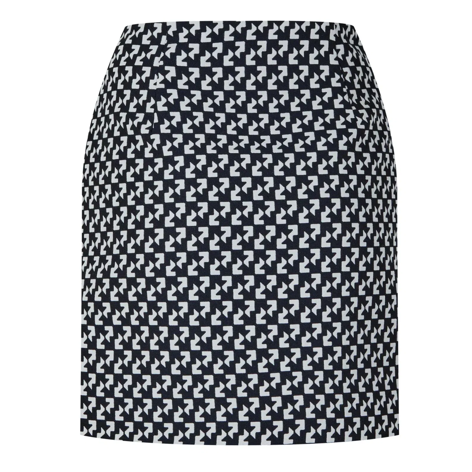 Abstract Wrap Skirt