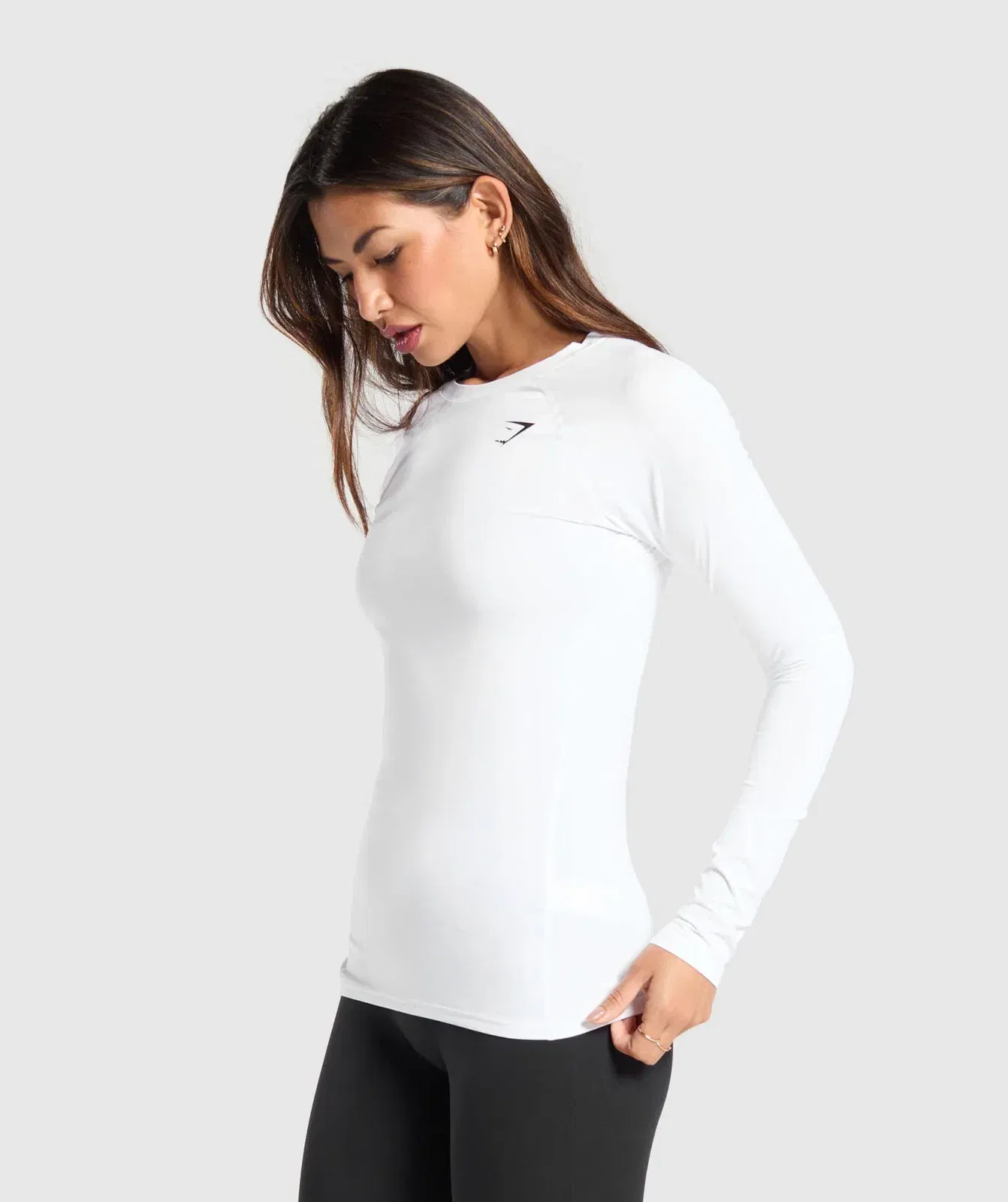 Gymshark Training Baselayer Long Sleeve Top - White