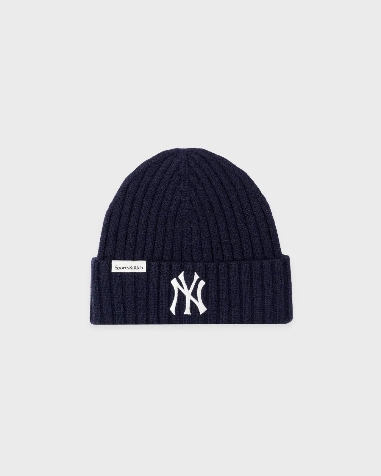 Heritage Yankees Serif Cashmere Beanie - Navy/White