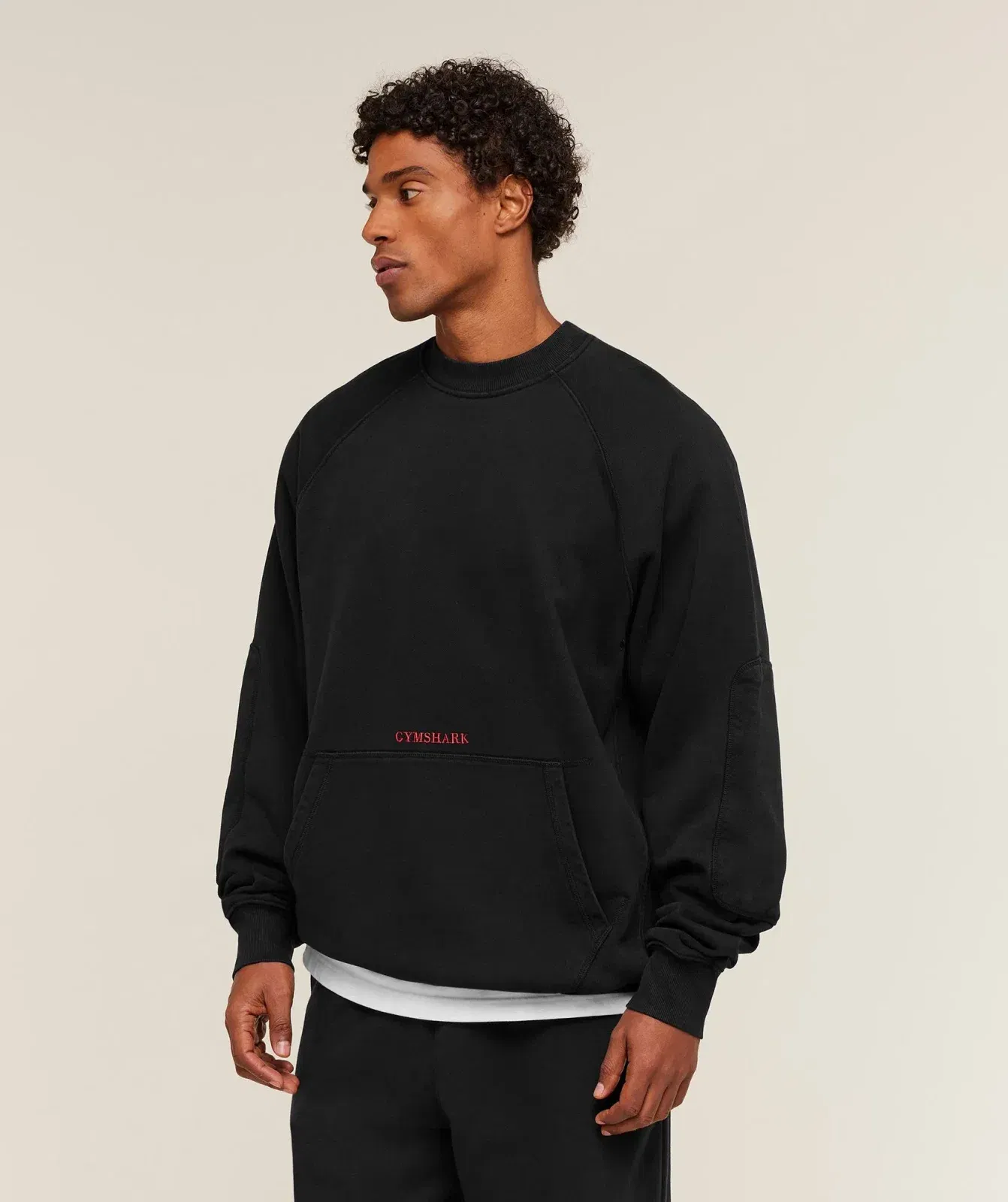 Gymshark Premium Heavyweight Crew - Black
