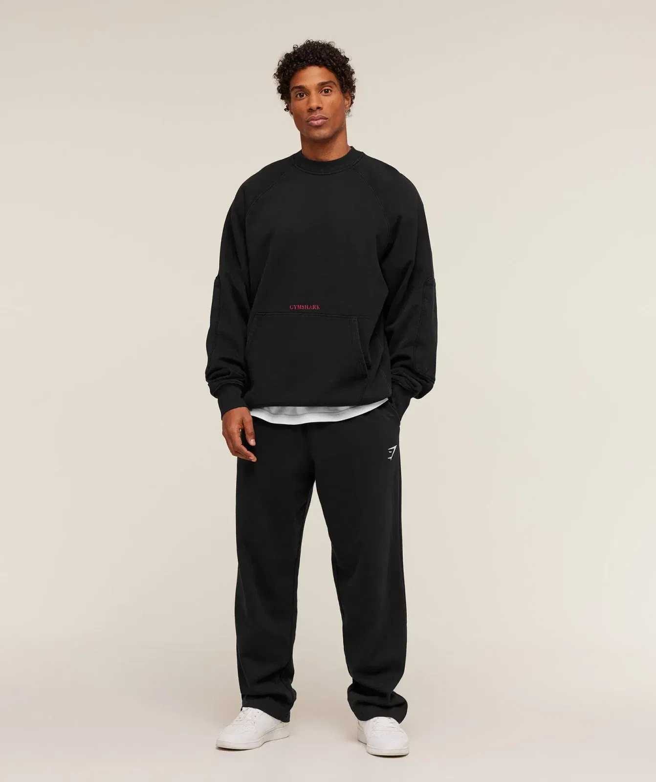 Gymshark Premium Heavyweight Crew - Black