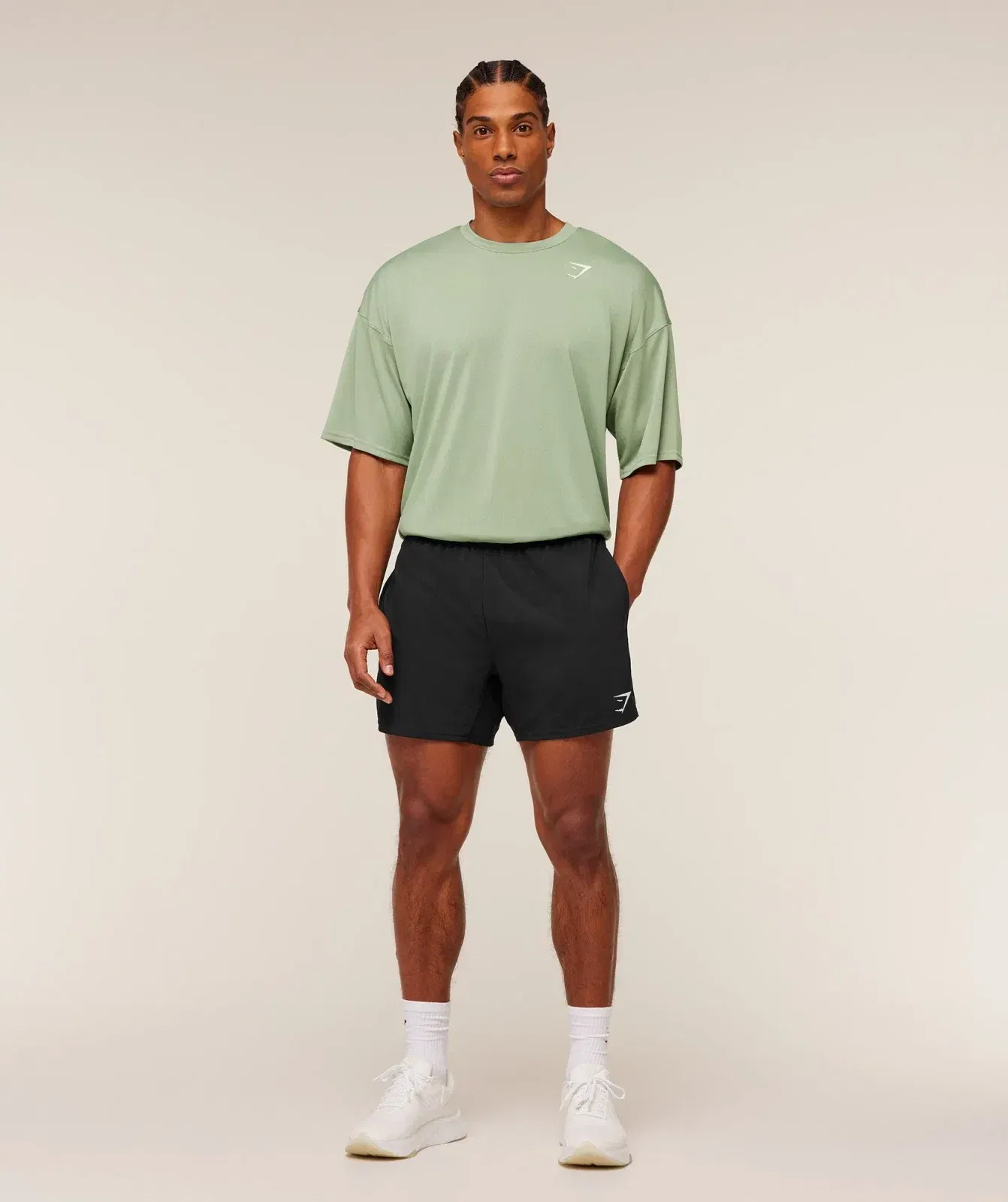 Gymshark Arrival Oversized T-Shirt - GS Haze Green