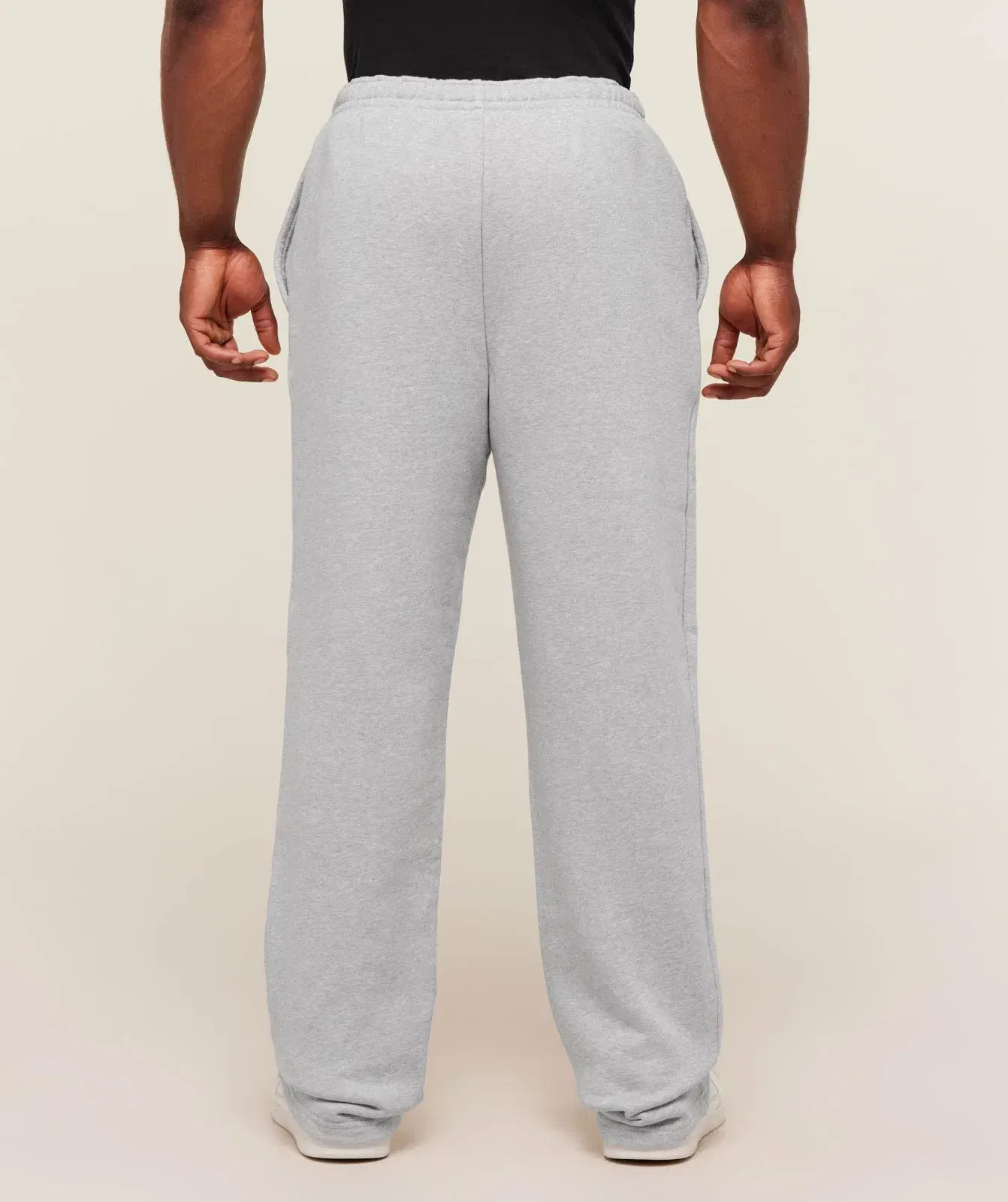 Gymshark Fade Graphic Straight Leg Jogger - Light Grey Core Marl