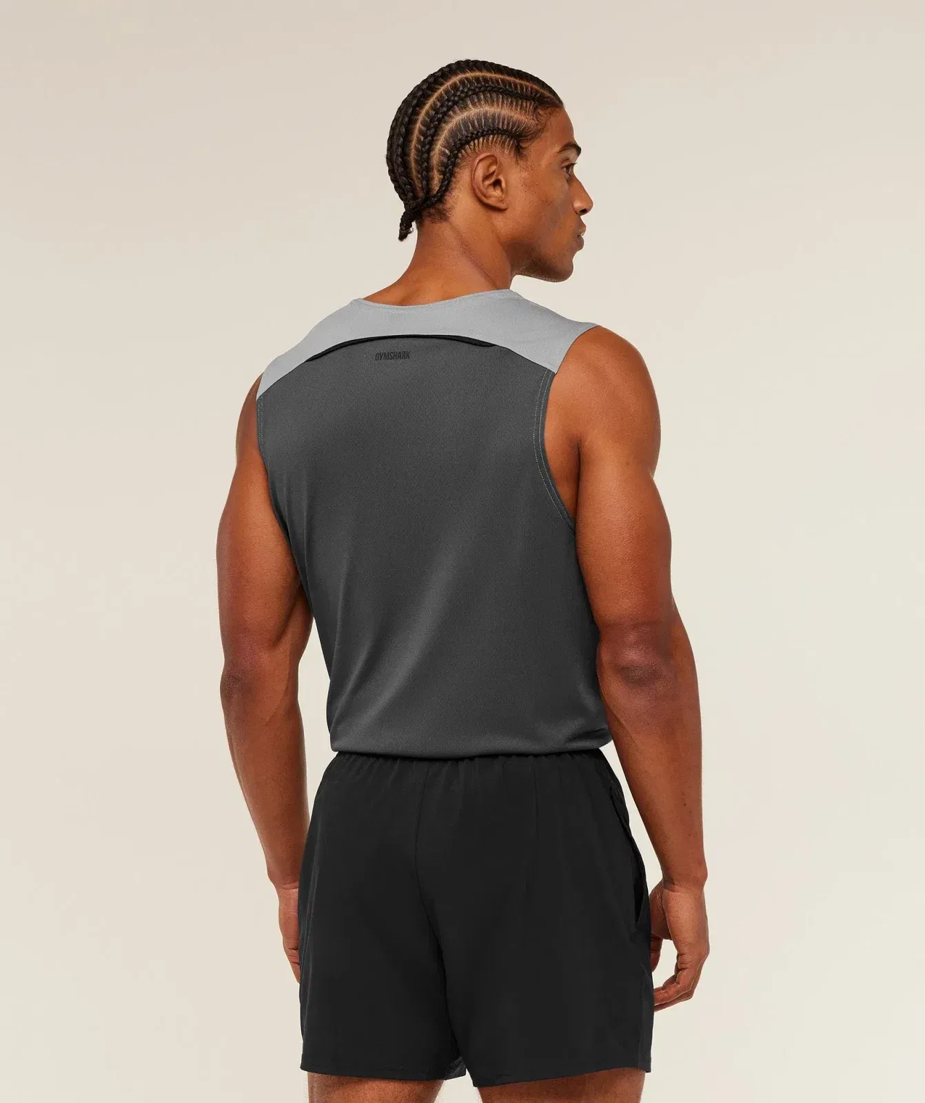Gymshark Arrival Contrast Tank - Smokey Grey / Onyx Grey