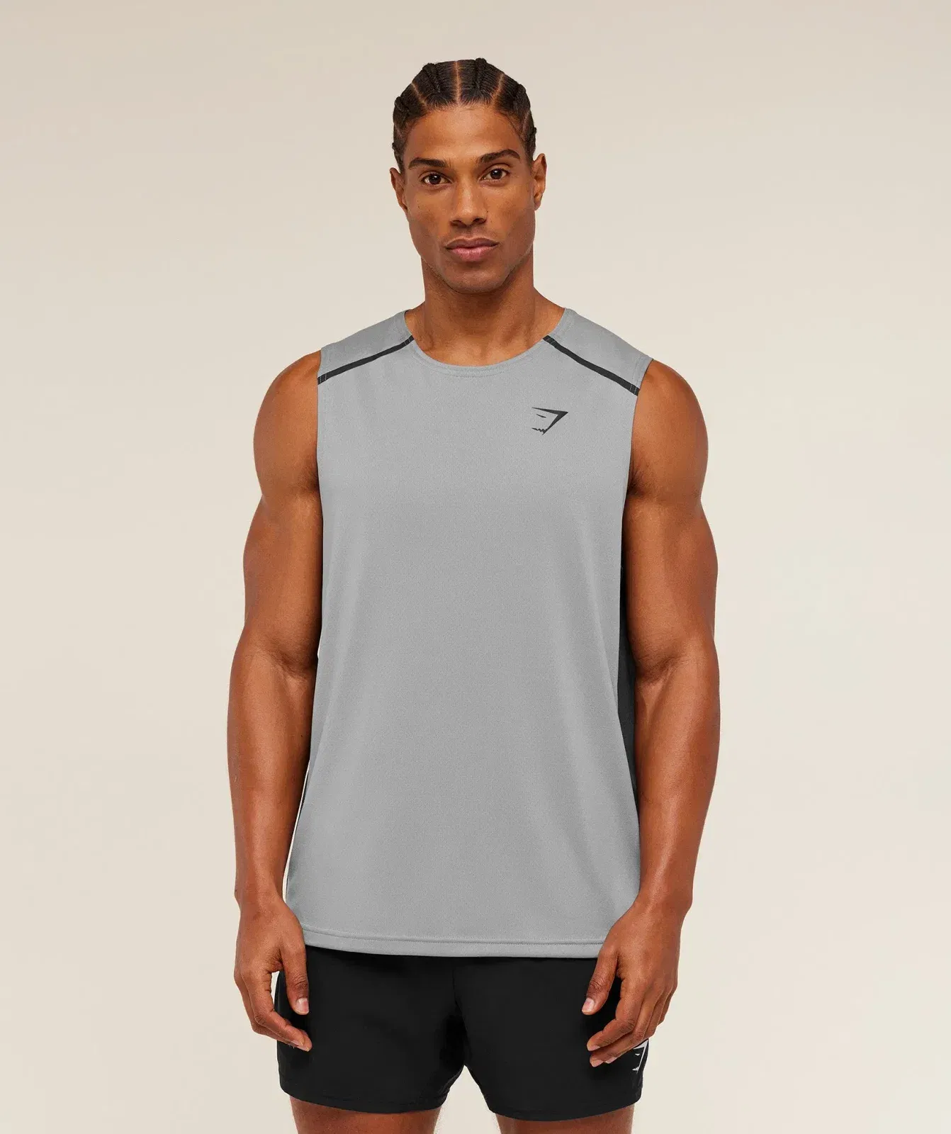Gymshark Arrival Contrast Tank - Smokey Grey / Onyx Grey