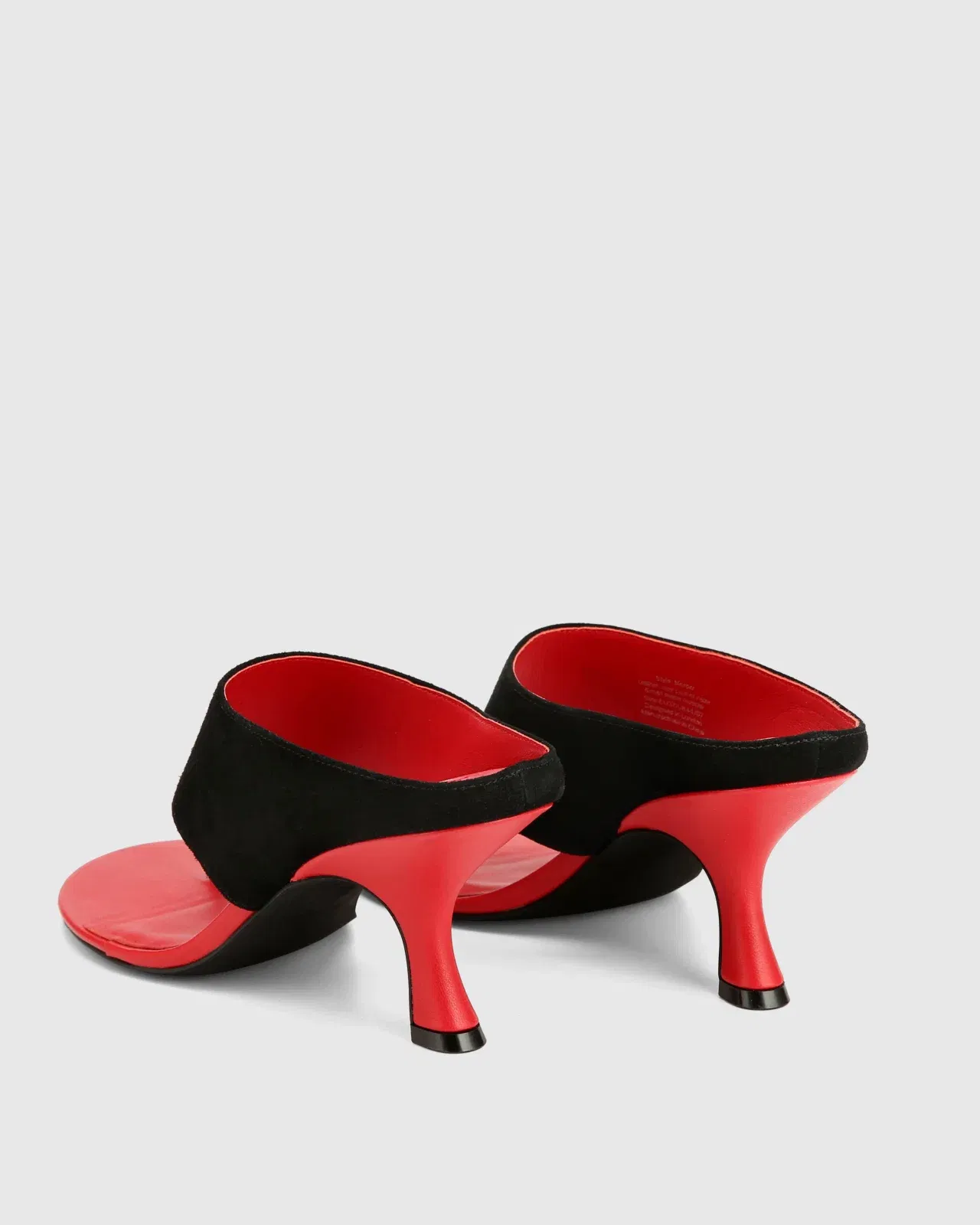 Mercer Black/Red Suede