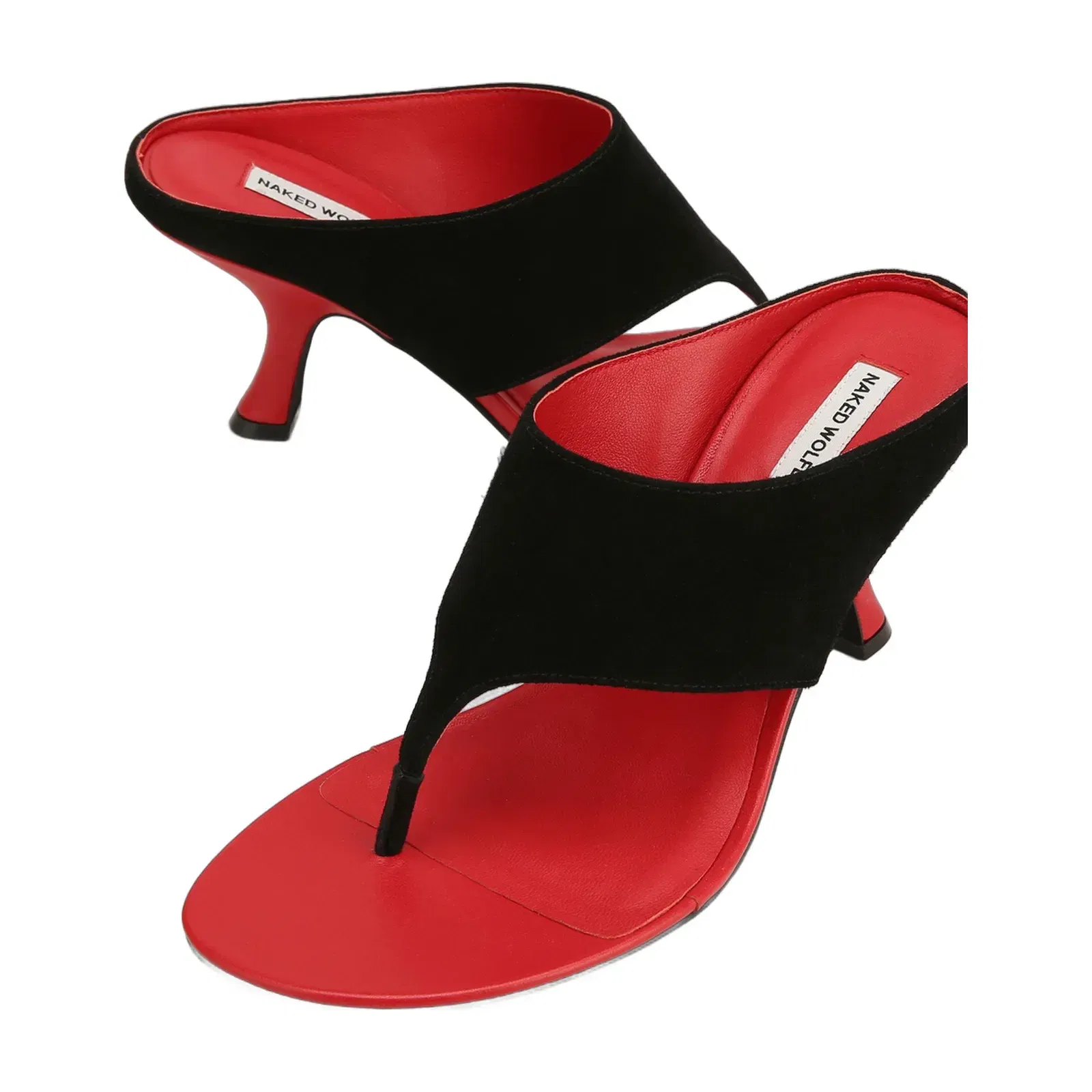 Mercer Black/Red Suede