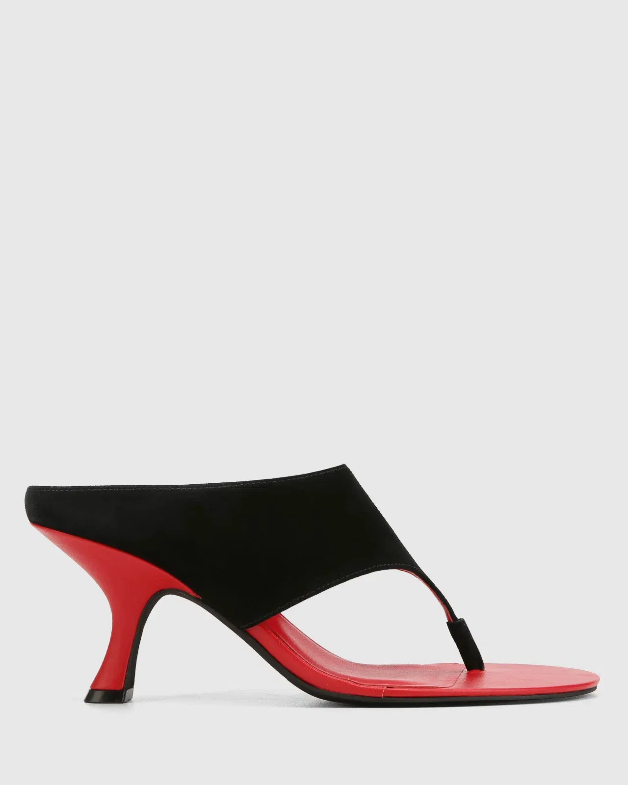 Mercer Black/Red Suede