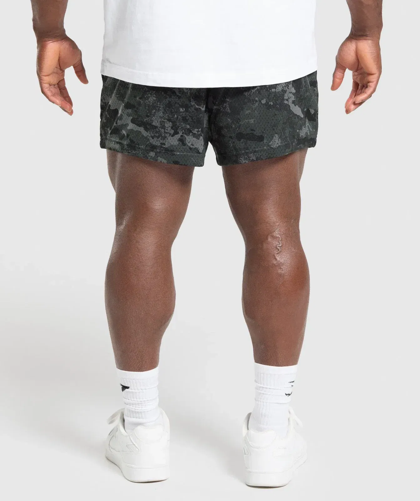Gymshark Lifting Mesh 5" Shorts - Graphite Grey