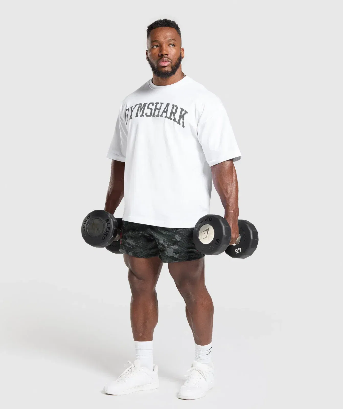 Gymshark Lifting Mesh 5" Shorts - Graphite Grey