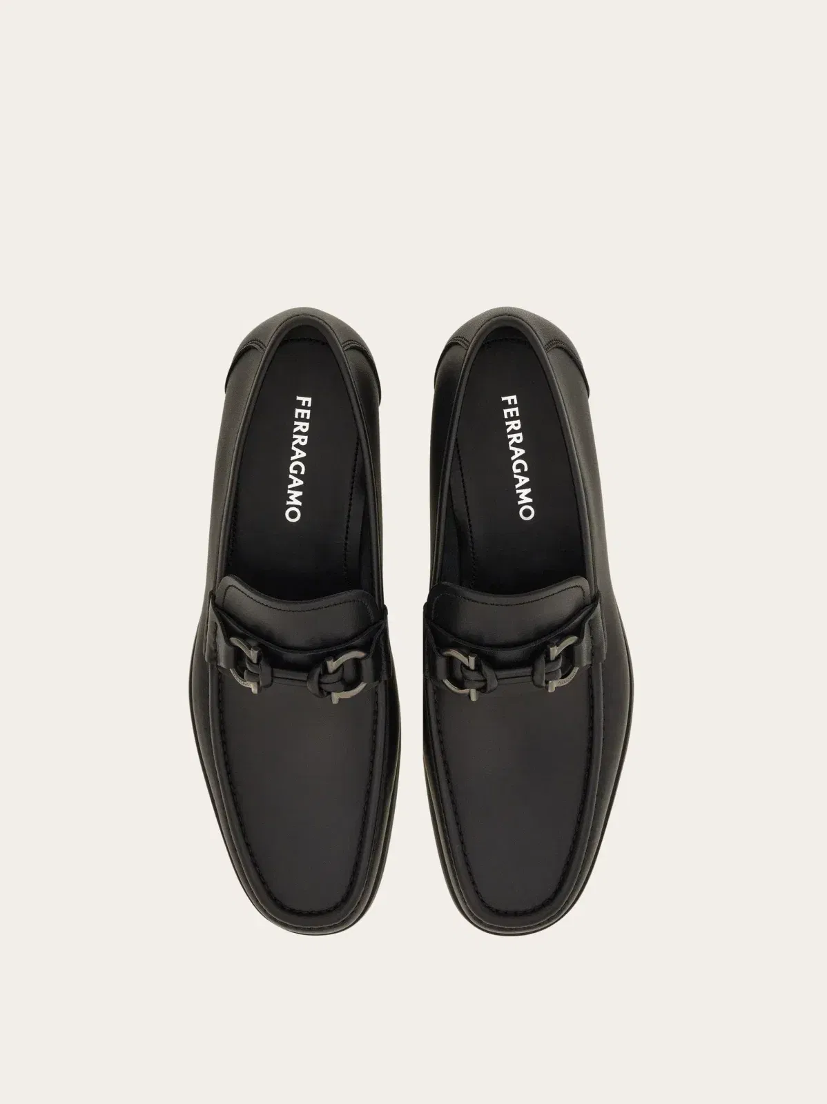 Gancini buckle loafer