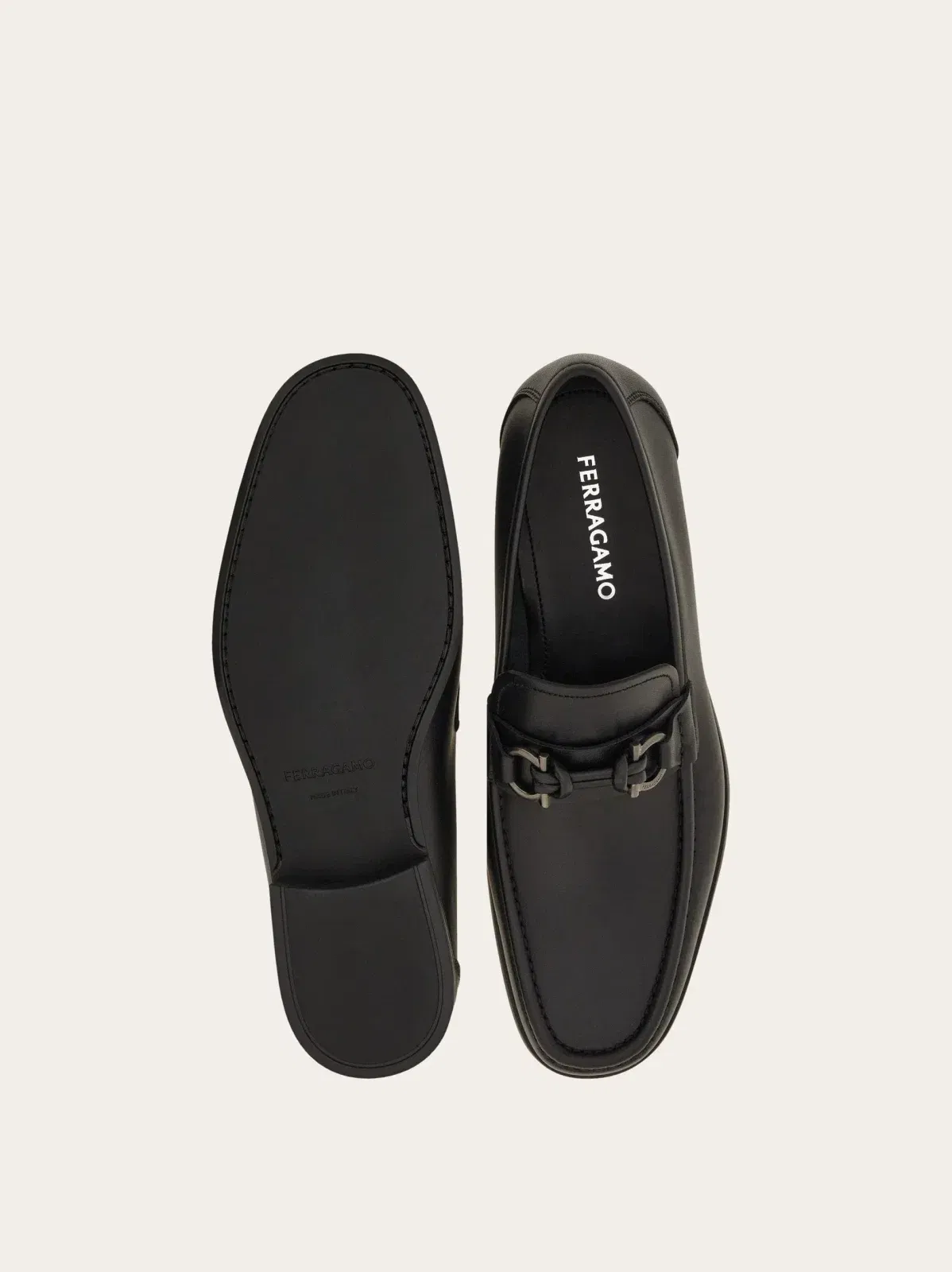 Gancini buckle loafer