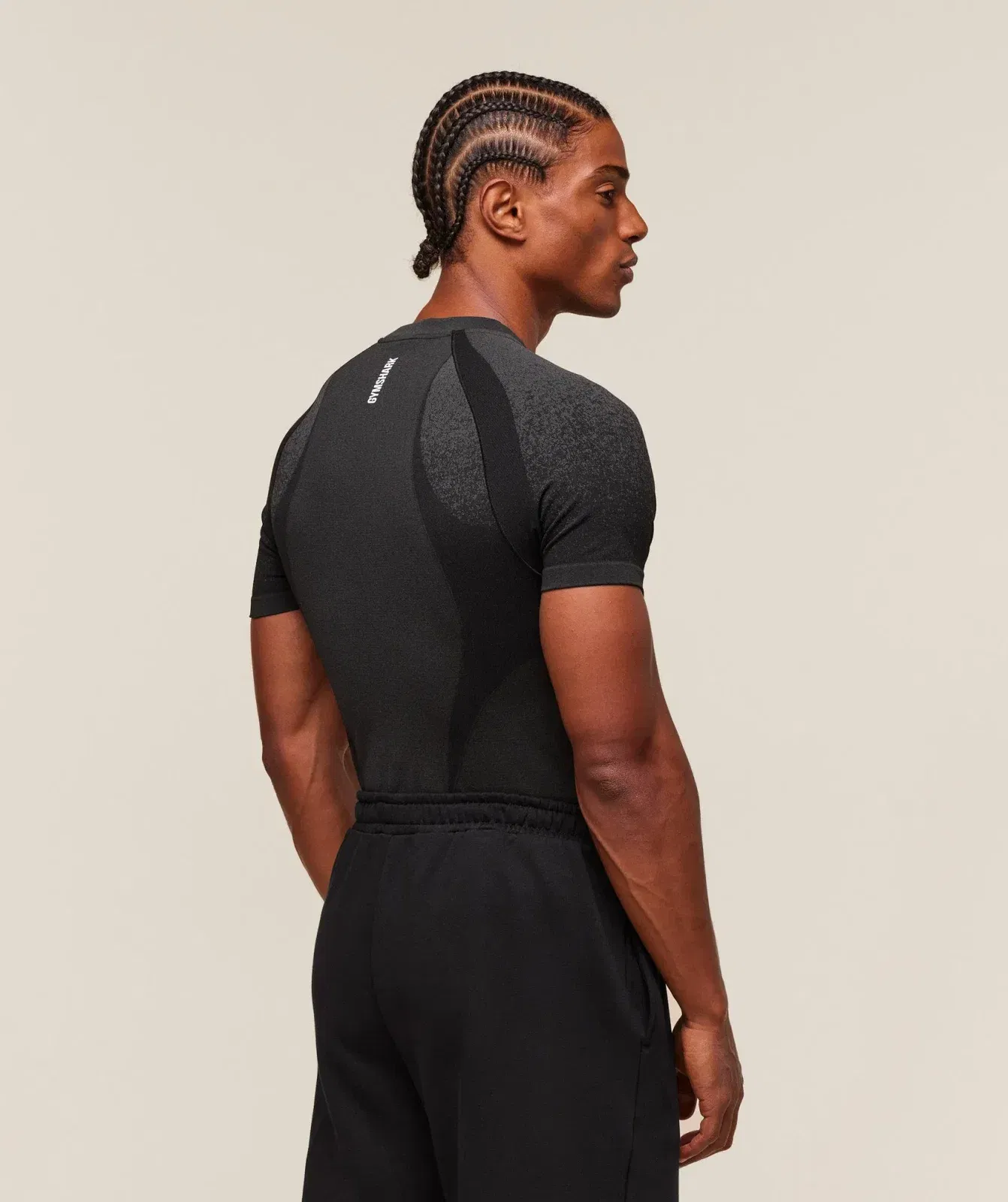 Gymshark Shadow Seamless T-Shirt - Black