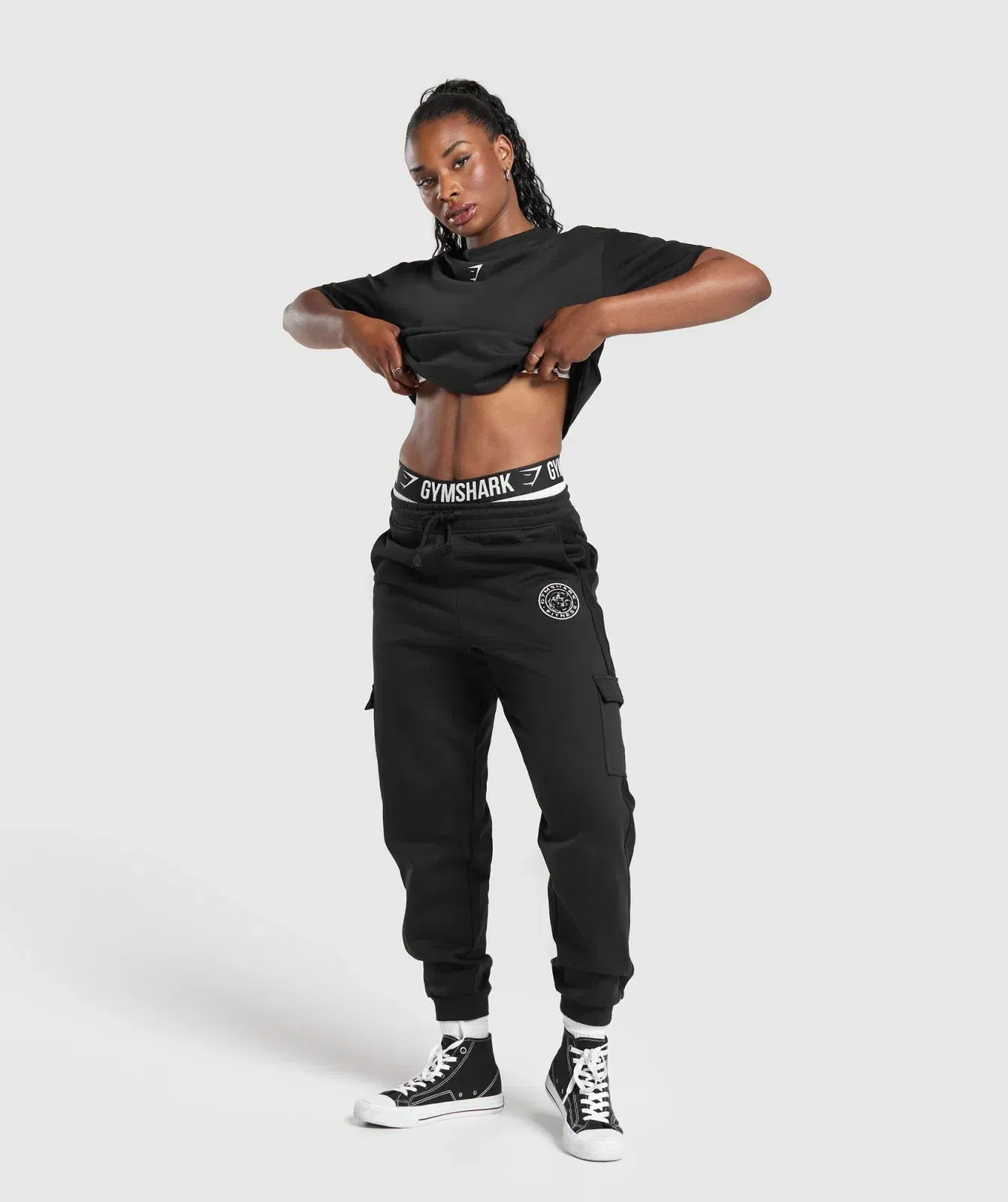 Power Oversized T-Shirt - Black