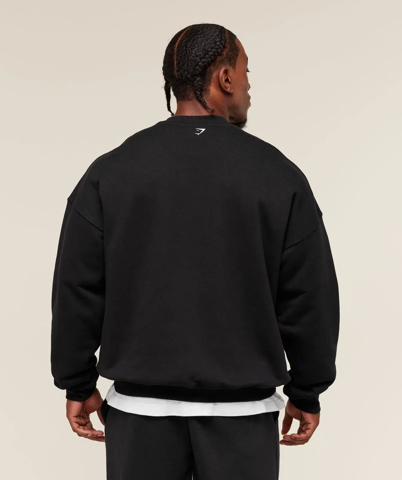 Gymshark Fade Graphic Crew - GS Black