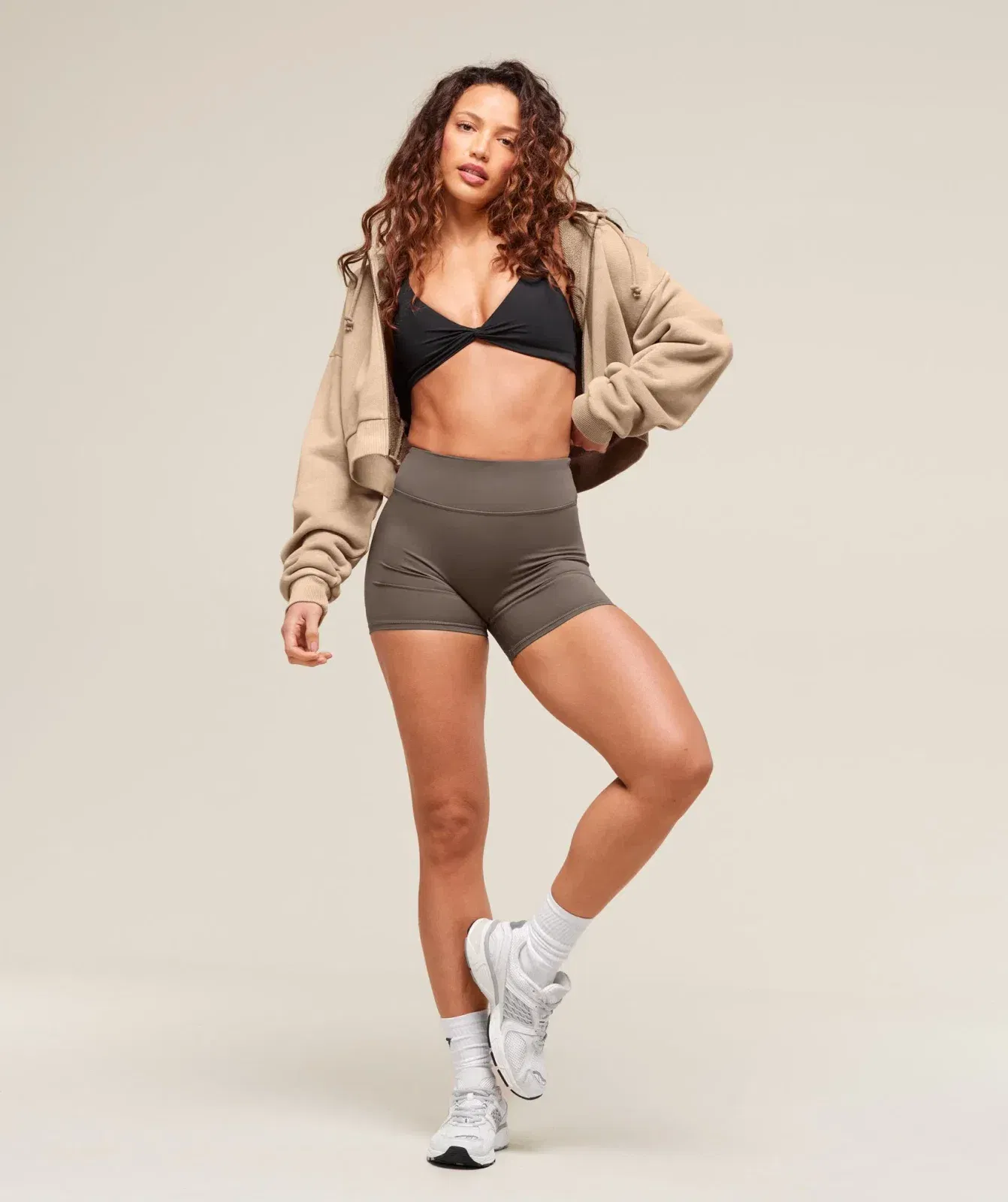 Gymshark Twist Front Bralette - Black